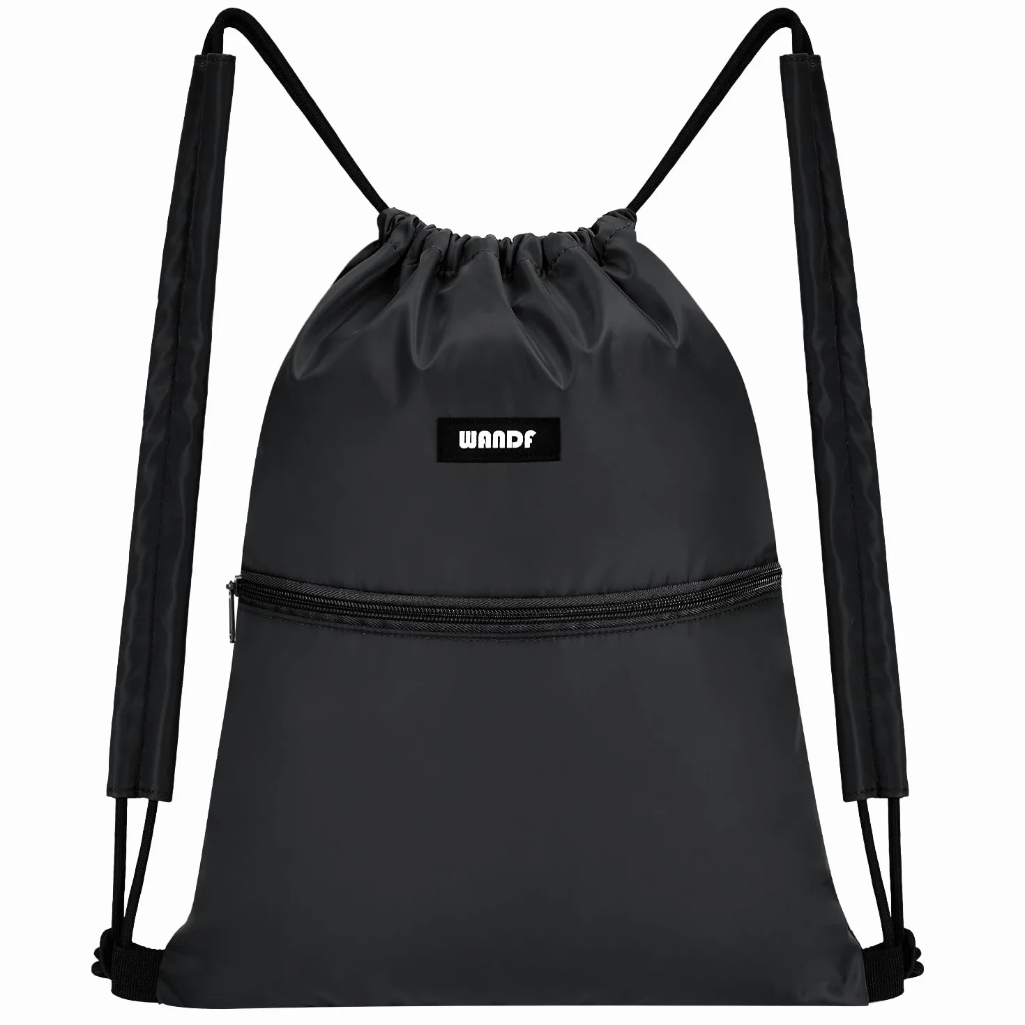 WANDF Mochila de Gimnasio con Cordones Ajustable y Acolchado para Hombres y Mujeres