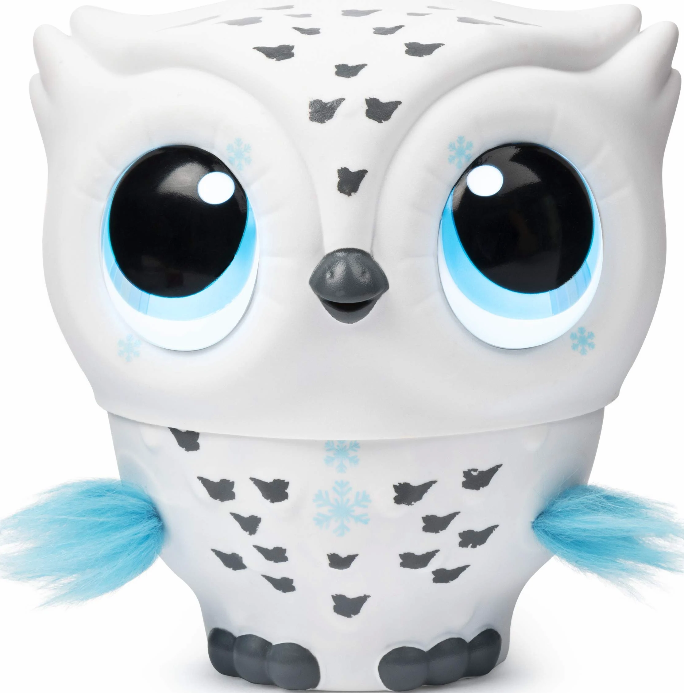 Owleez, Juguete de Bebé Búho Volante Interactivo con Efectos de Sonido y Brillante (Blanco) a Partir de 6 Años, Multicolor