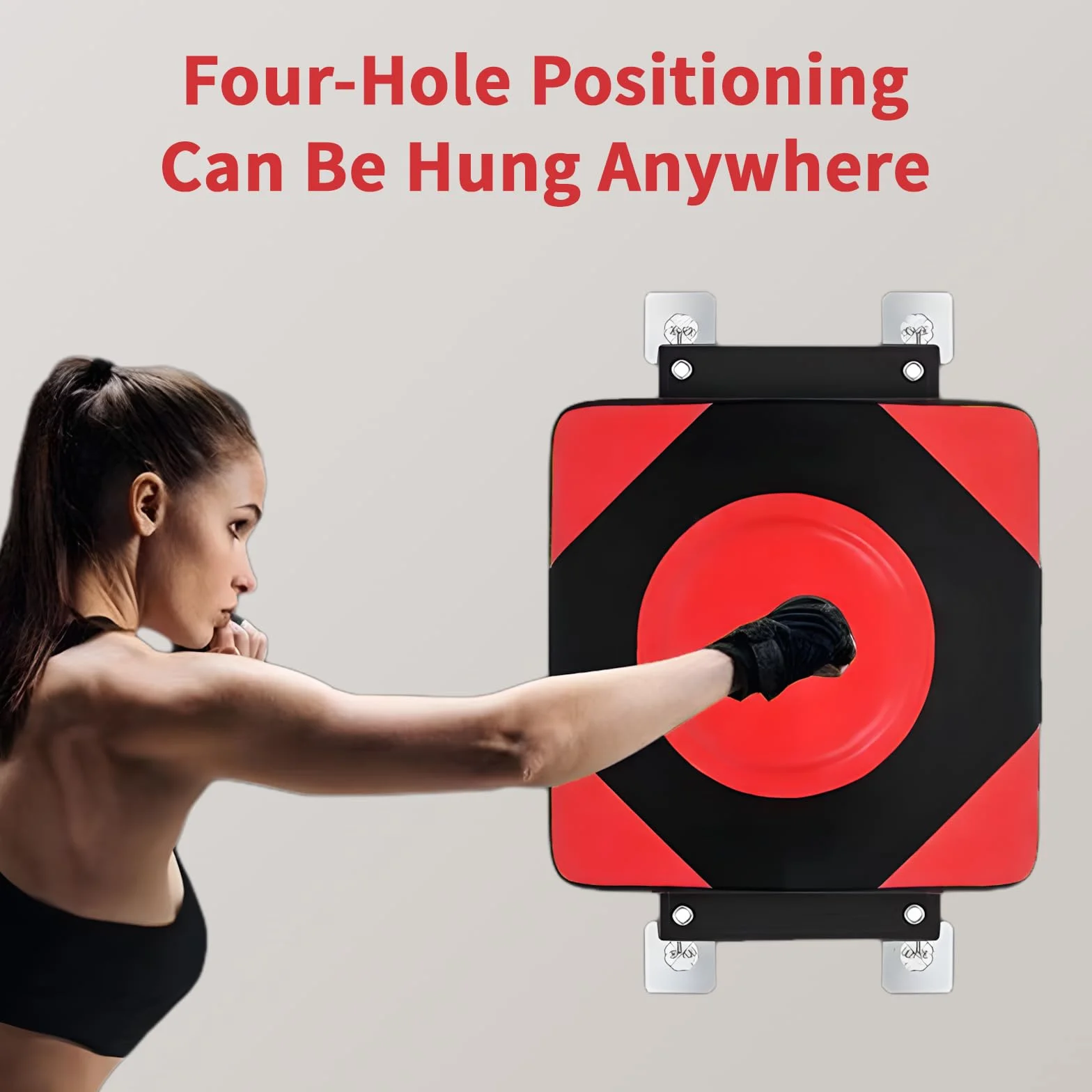 Almohadilla de Boxeo Portátil, Saco de Boxeo de Cuero PU, Esponja Elástica, para Entrenamiento en Gimnasio
