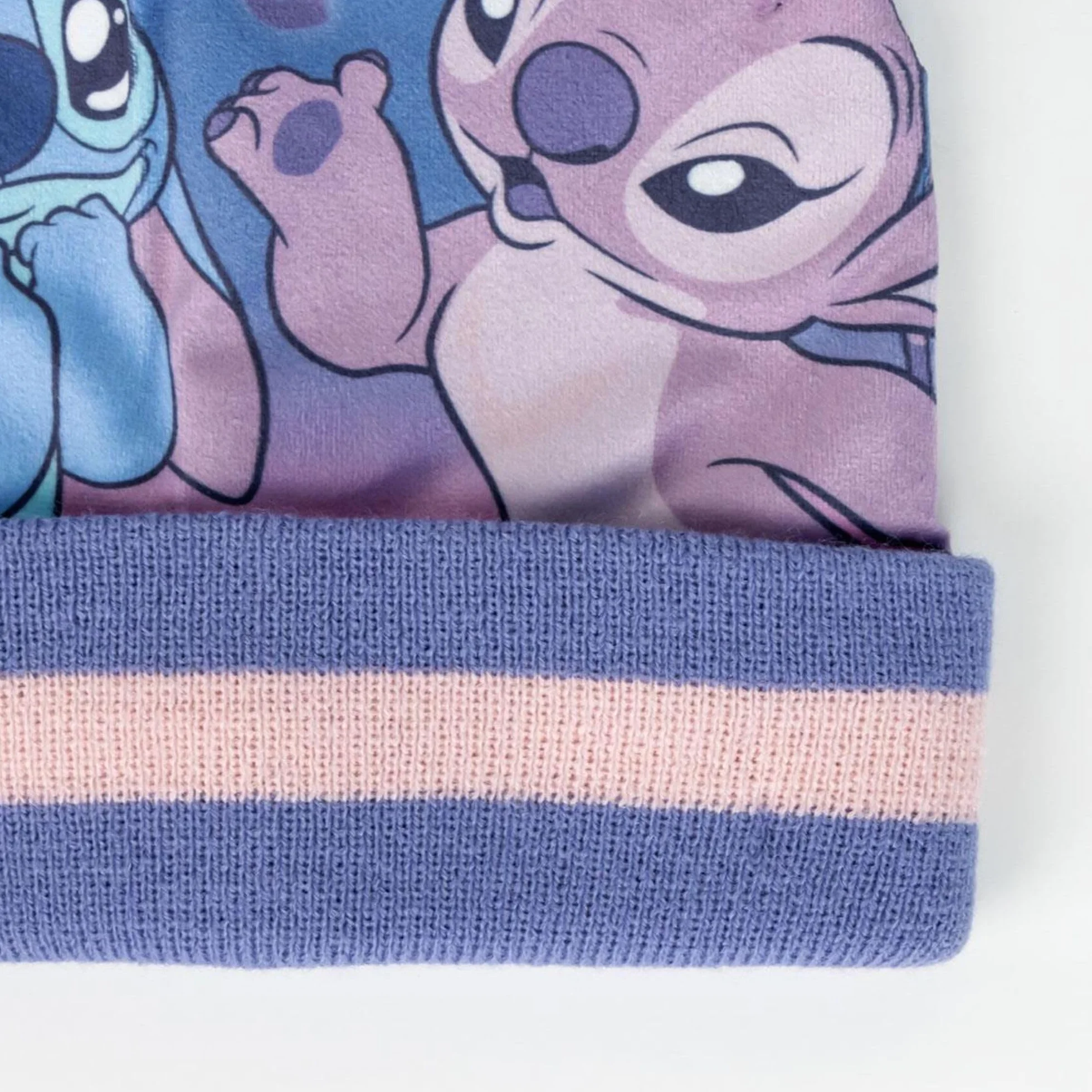 Stitch Conjunto Gorro Guantes y Braga Cómodo Práctico Pack Completo