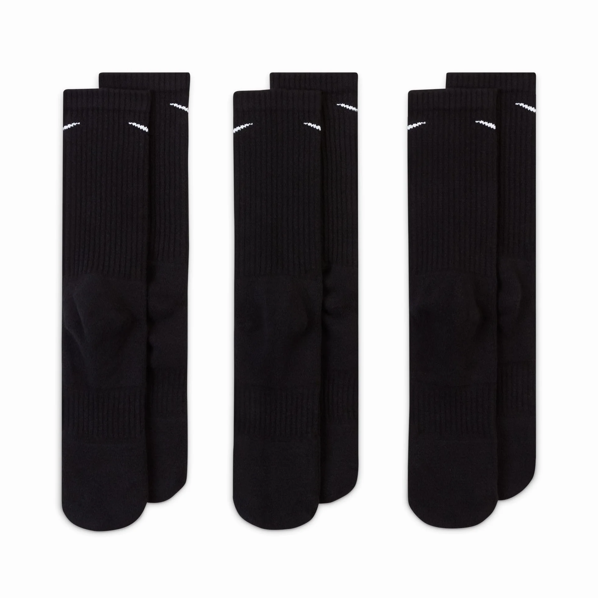 NIKE Unisex Everyday Cush Crew 3-Pack Socks