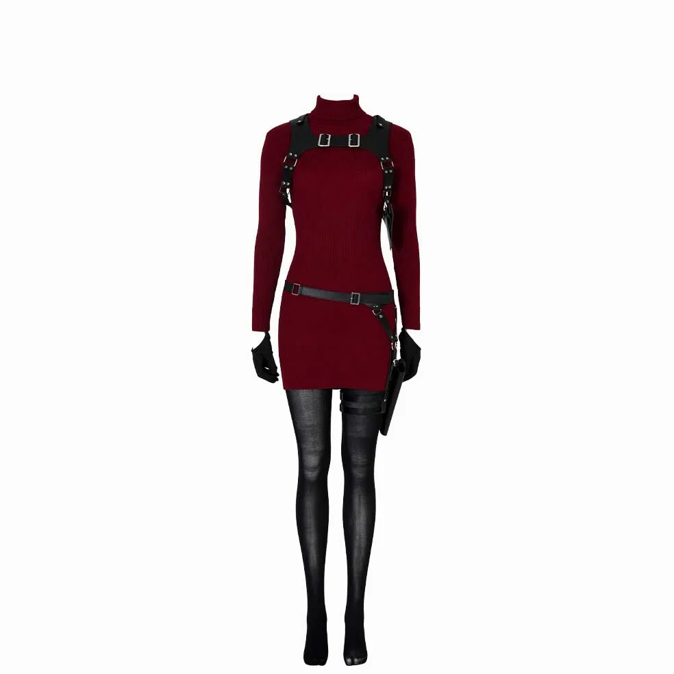 Traje de Lujo (Resident Evil) Ropa de Cosplay Conjunto de Disfraz de Juego de Rol Traje de Cómics Uniforme de Halloween Ropa de Carnaval