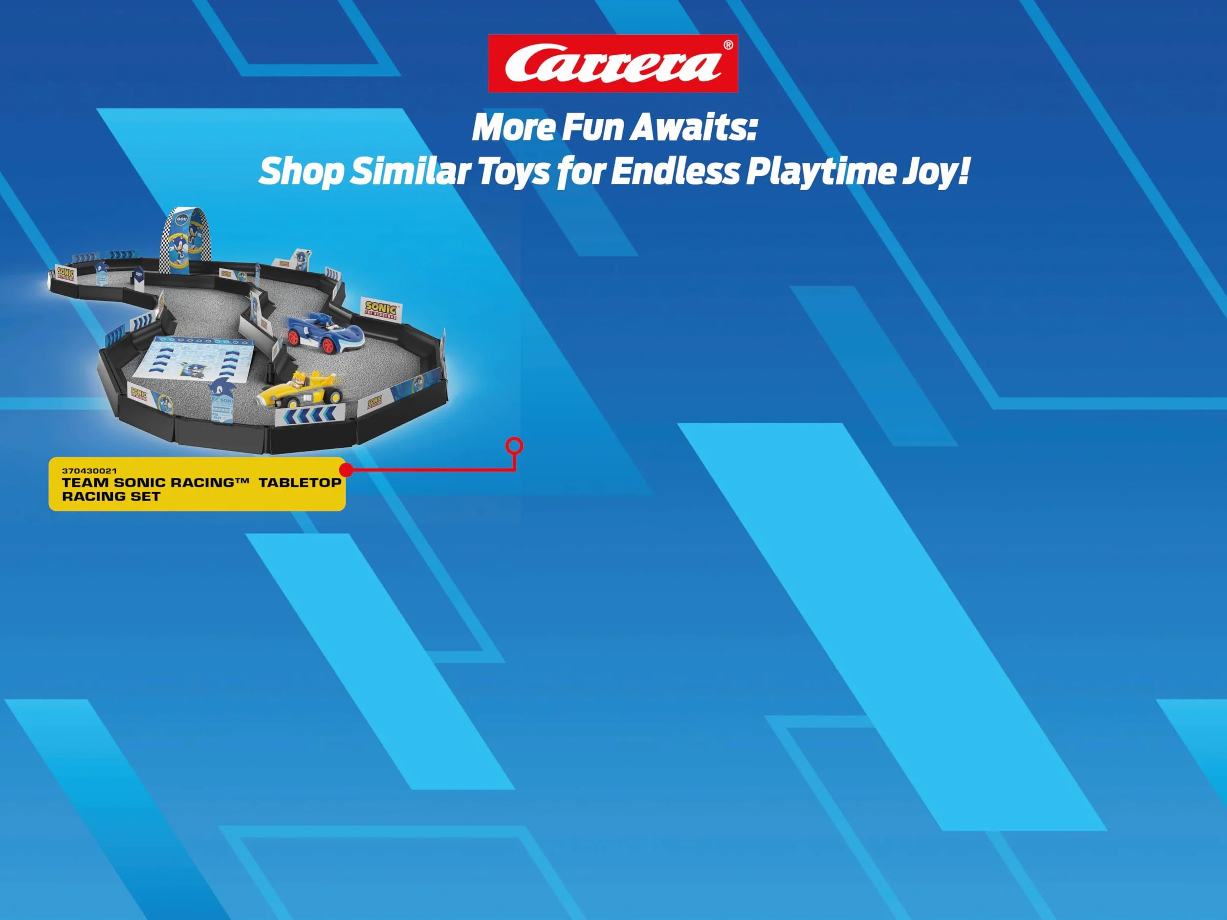 Carrera - 370430022 RC Equipo Sonic Racing Mini RC, Sonic 1:43