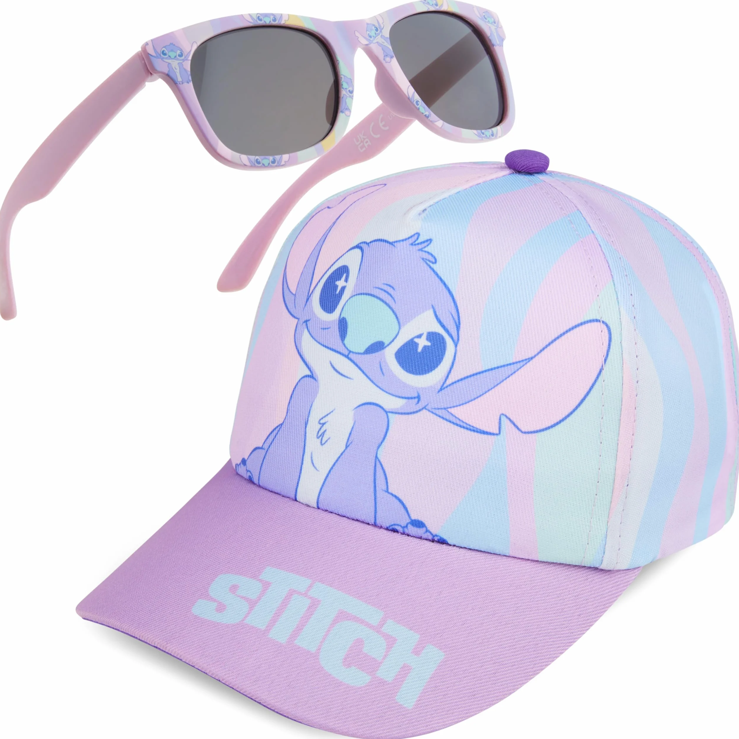 Gafas de Sol y Gorra Niña Proteccion Solar UV400 Ajustable Accesorios Viajes