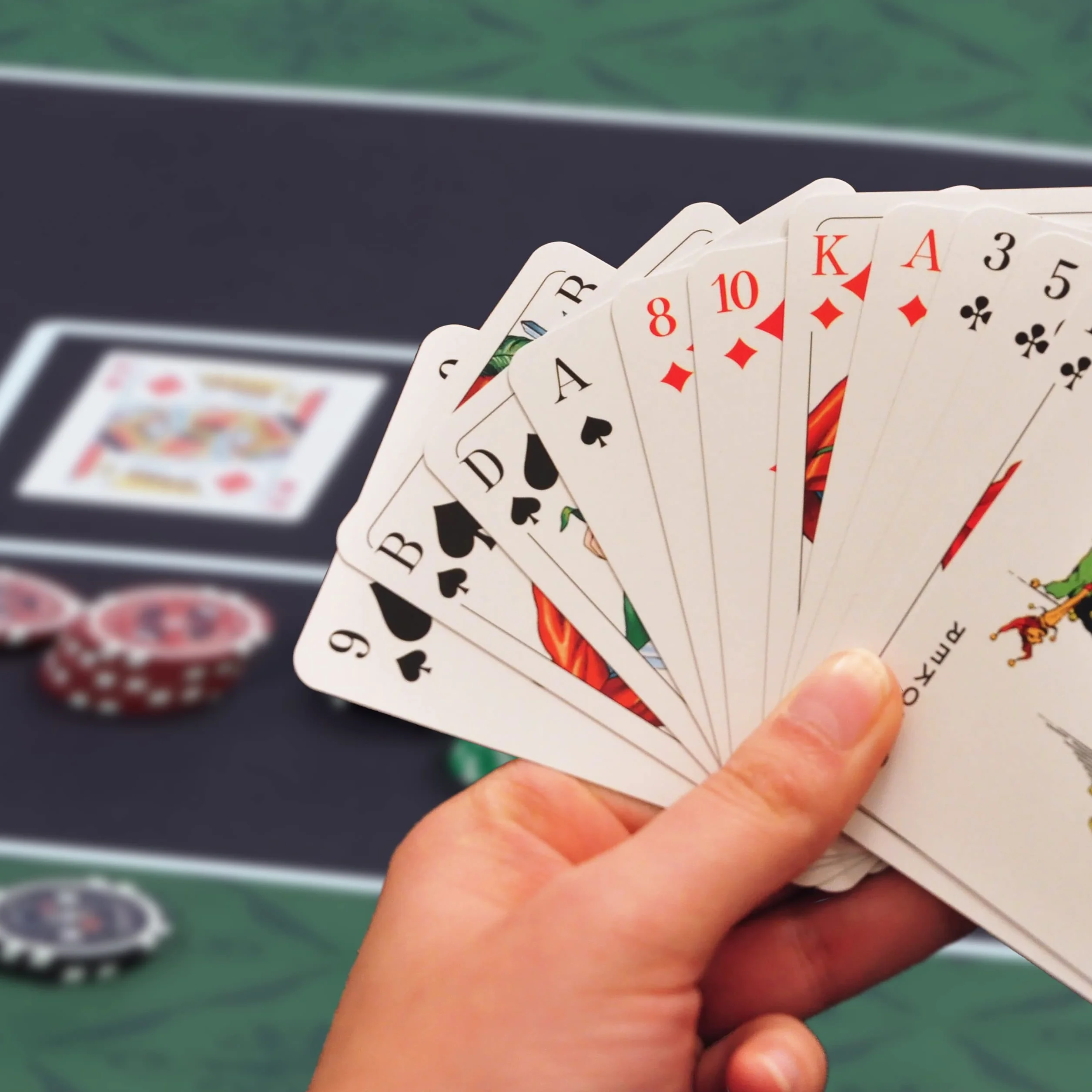 Relaxdays Tapete de Póker 180x90cm, Texas Holdem, Casino, Mantel Mesa Póquer Grande, Antideslizante, Poliéster, Verde