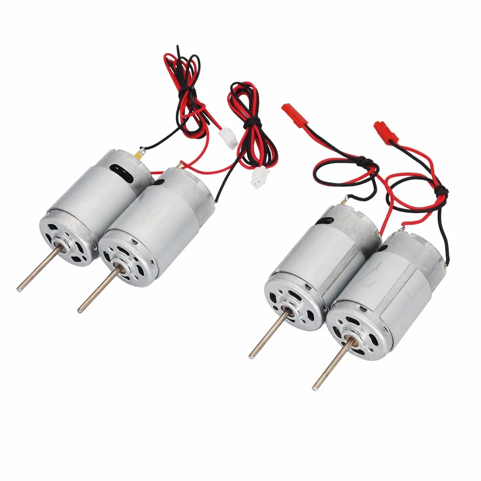 Propulsor submarino 390 de 6 V-12 V con motor incorporado y cable, 13000 RPM, for barco de pesca RC con cebo, resistente al agua.(1pair XH2.54mm Plug)