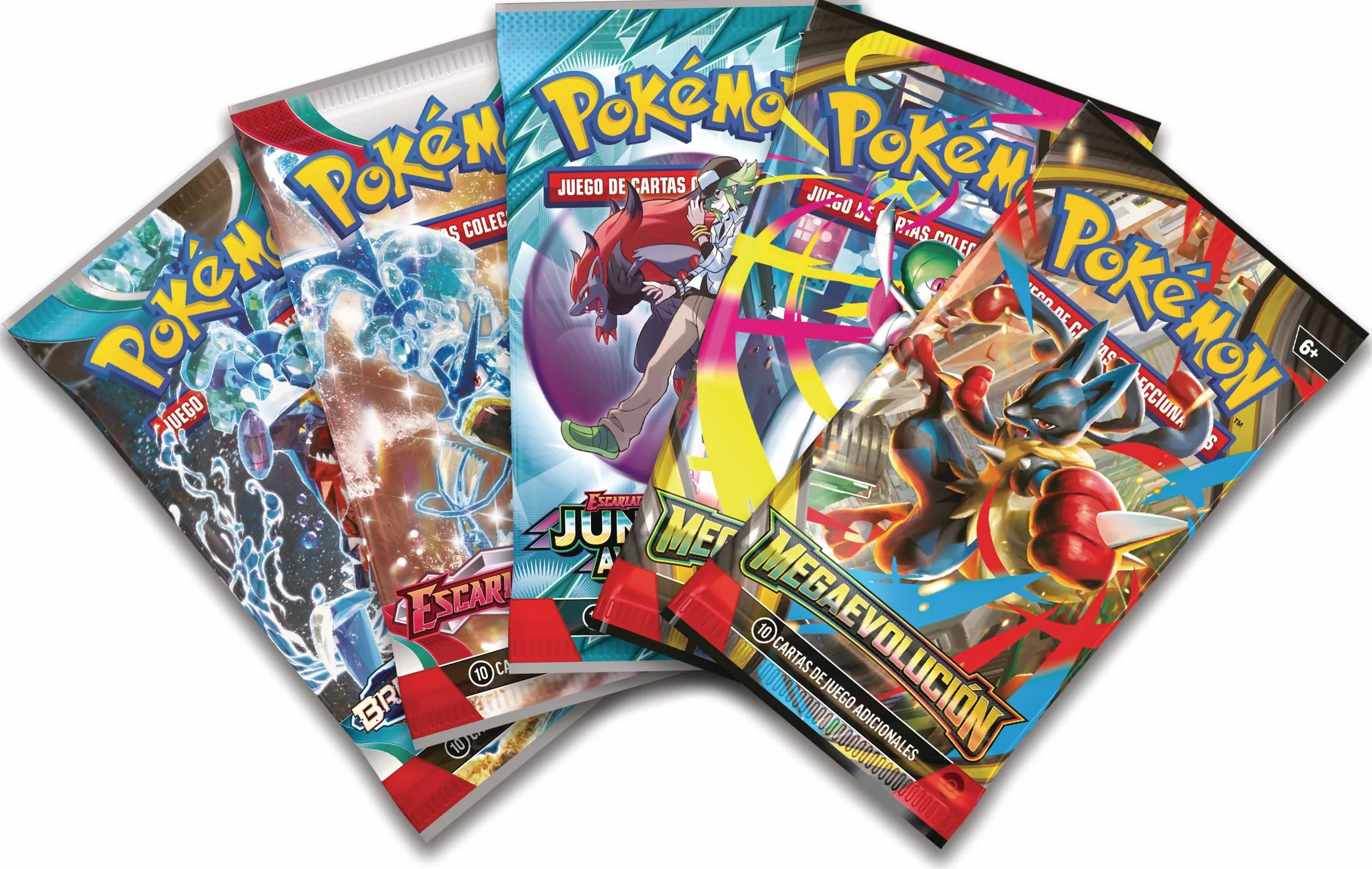Pokémon JCC Colección Figura Mega-Lucario ex Carta Holográfica Sobres Mejora