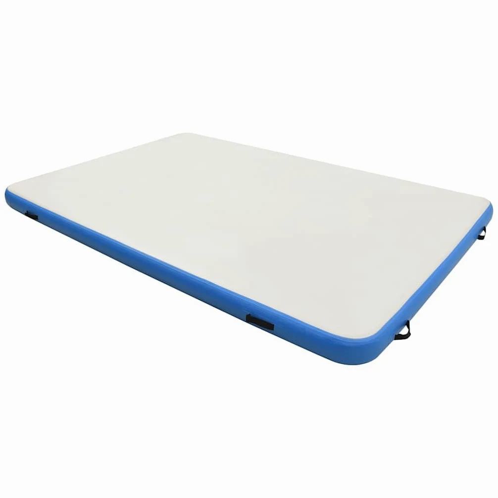 Plataforma Flotante Inflable Azul y Blanco