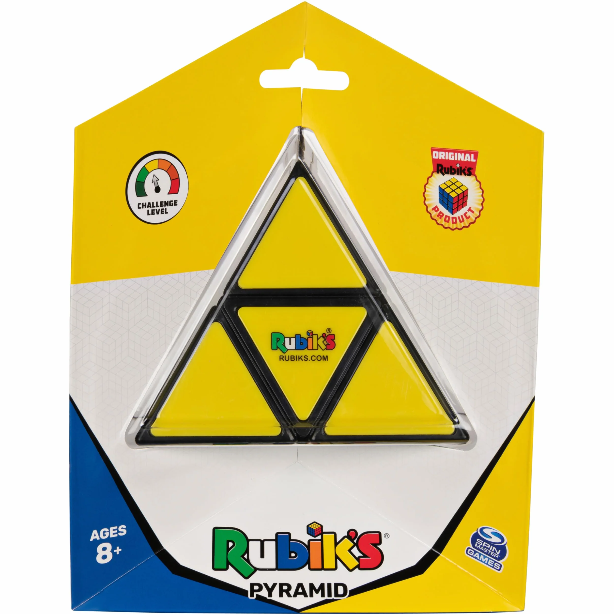 Rubiks - Cubo De Rubik Pirámide - Rompecabezas Adultos Y Rompecabezas Niños | Rubik Cube De Bolsillo para Desafiar La Mente | Regalo Niño 8 Años O Más | Juegos Niños 8 Años