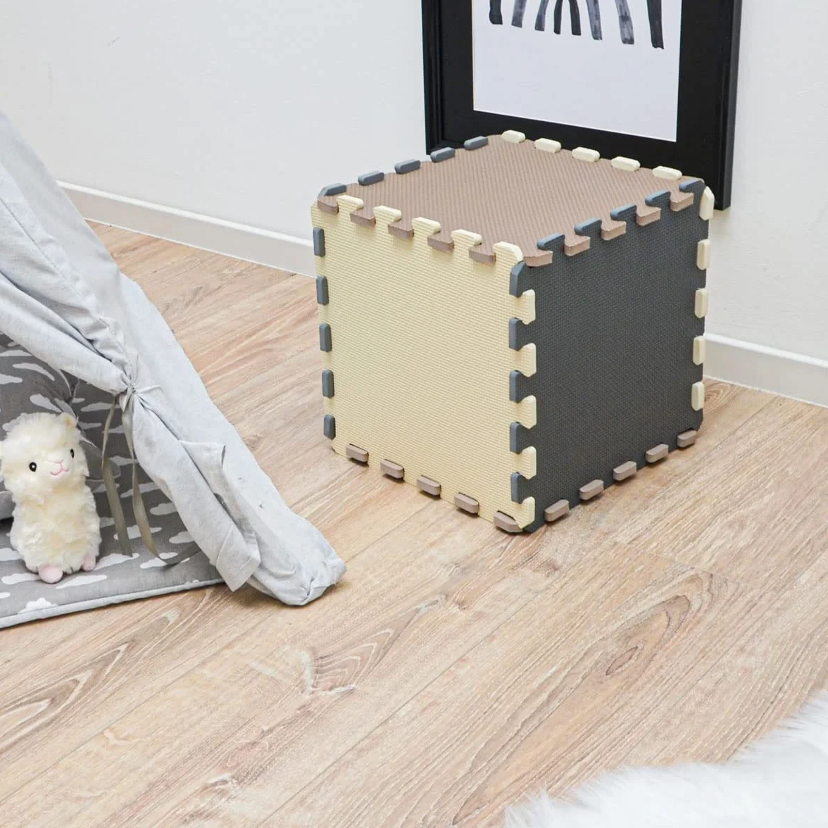 LIttleTom 27 Piezas Alfombra Puzzle para Bebés y Niños - 30x30 Suelo Goma EVA Tapete Juego Infantil