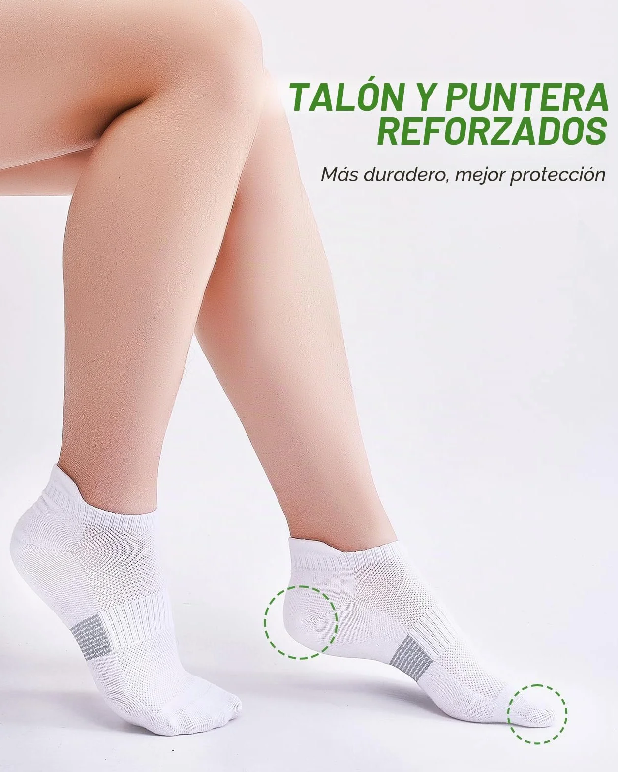 Calcetines Deportes de Bambú para Mujer 6 Pares Calcetines Cortos Running Transpirables Tobilleros