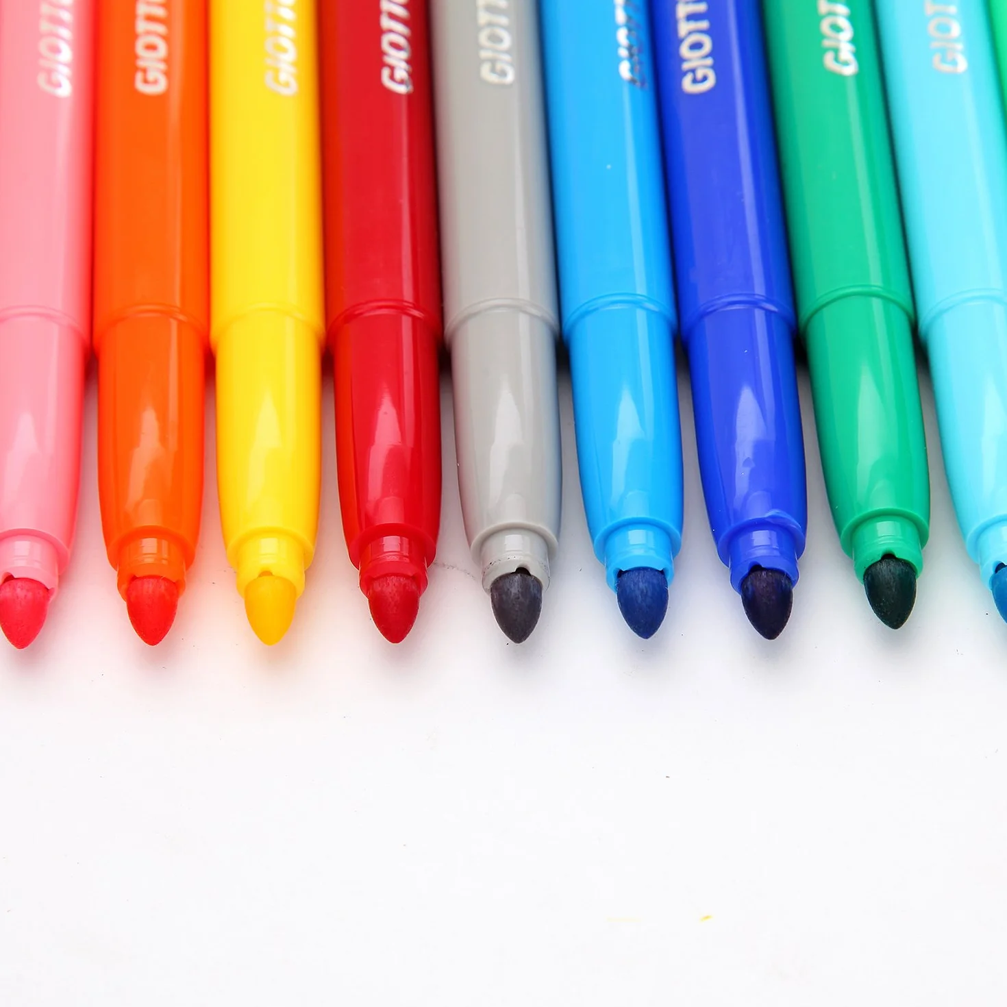 GIOTTO Turbo Maxi, Rotuladores Súper Lavables, Punta Maxi, Punta 5mm, Colores Surtidos, 24 uds.