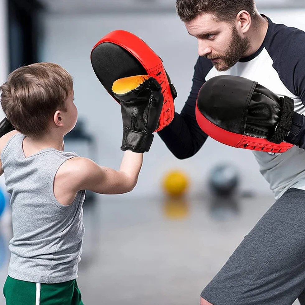 Guantes de Boxeo para Niños PU Entrenamiento 3-12 Años