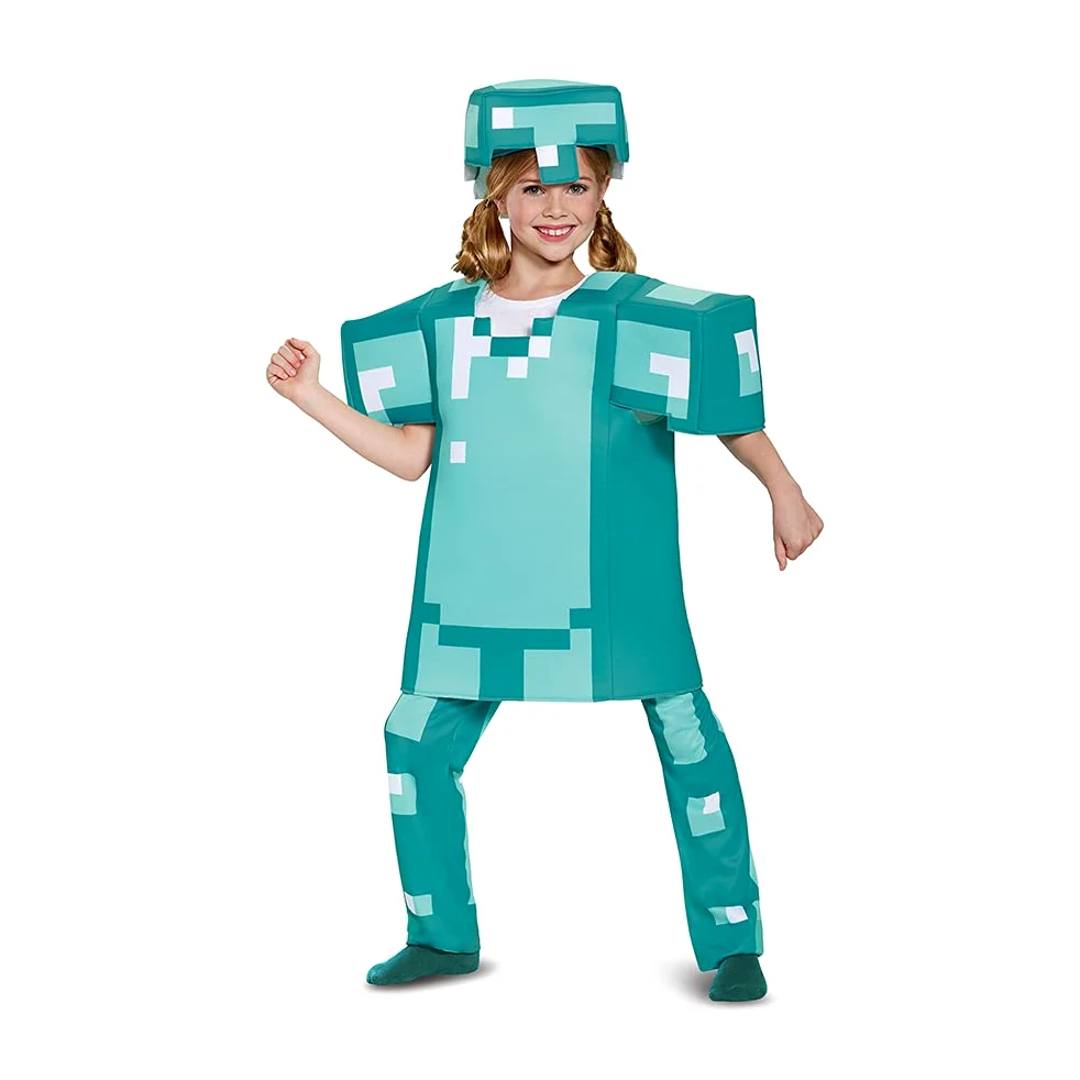 Disfraz de Minecraft Armor Deluxe para Halloween para niños