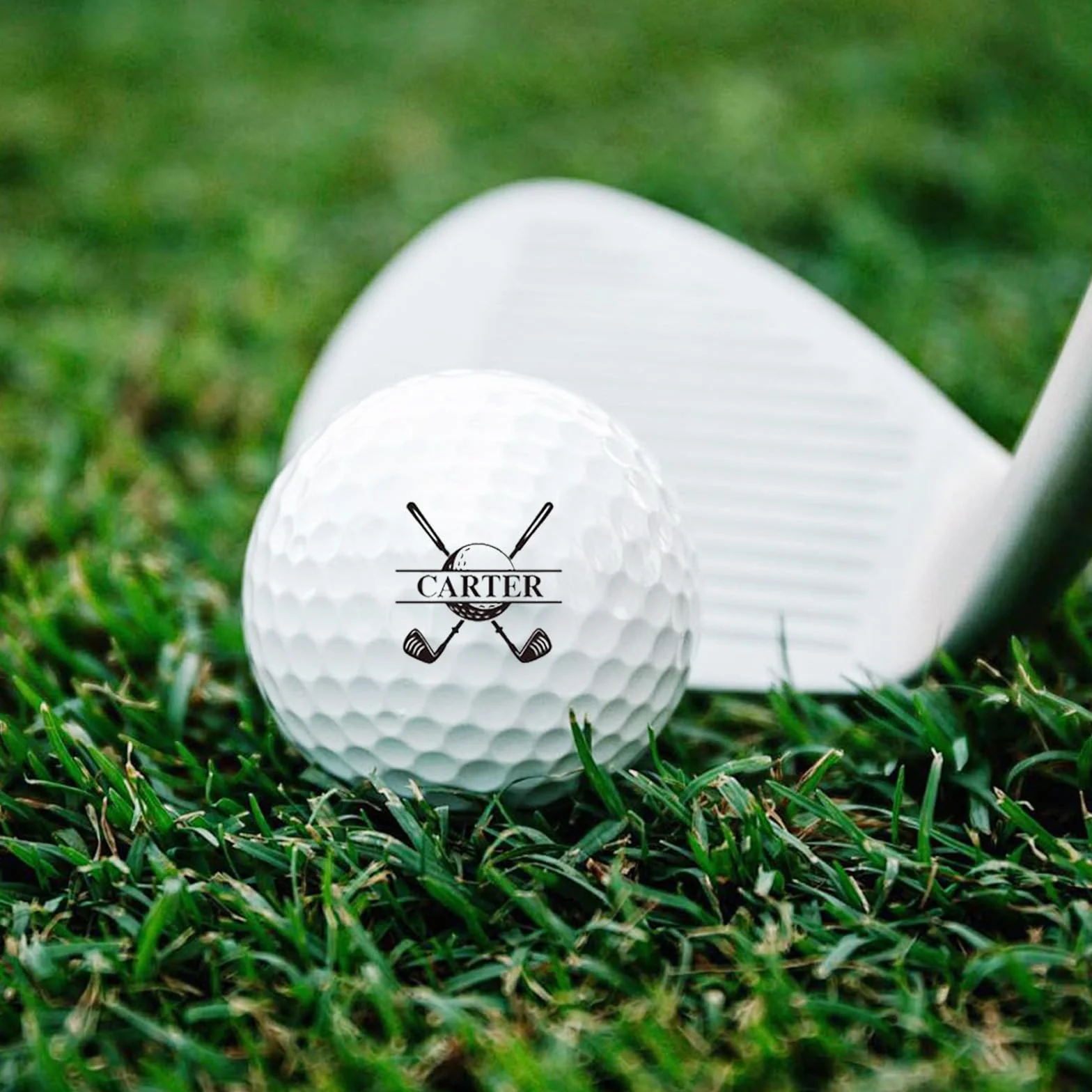 Sello de Pelota de Golf Personalizado con Nombre, Iniciales o Logo - Tinta Impermeable Recargable - Accesorio Regalo para Golfistas