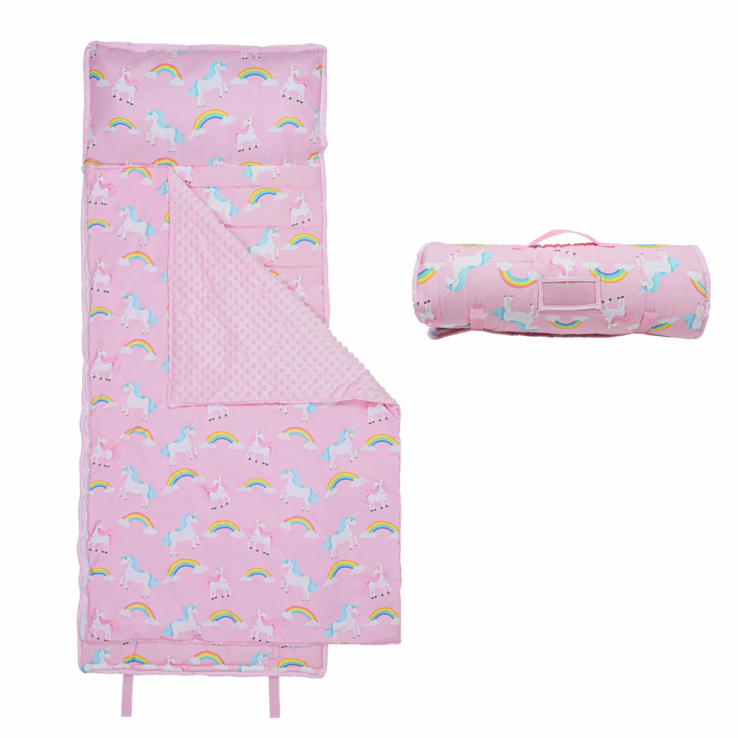 Saco de Dormir para Niños con Almohada y Manta Extra Gruesa Grande 2 en 1, Alfombrilla de Siesta para Niñas y Niños, Bolsa de Dormir Bebés para Preescolar Viajes Camping