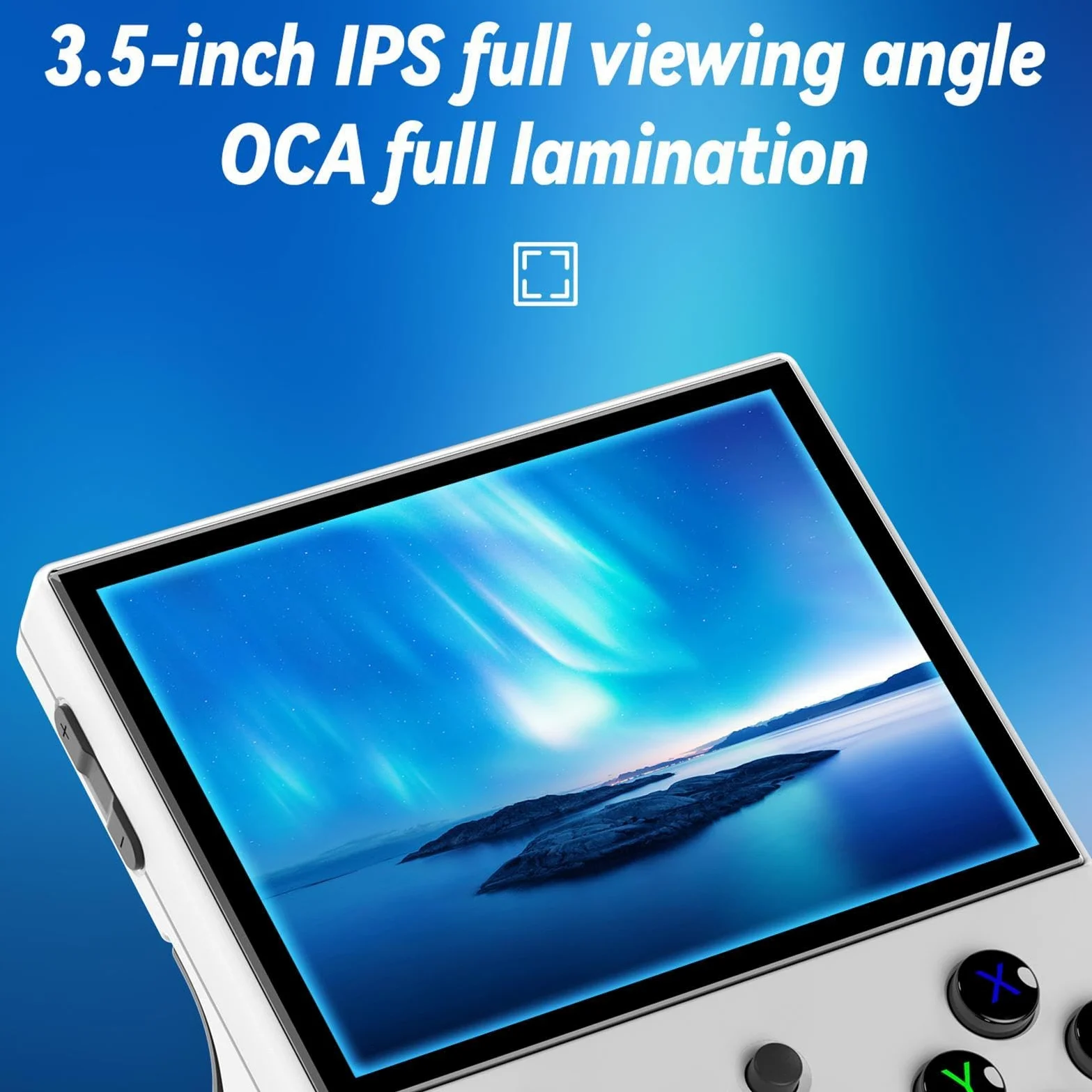 Consola de Juegos portátil RG35XX Plus,Consola de Juegos RG35XX Plus | Reproductor de vídeo portátil de Bolsillo | Jugador del Juego de WiFi de la Pantalla de 3.5-Inch IPS con la batería de