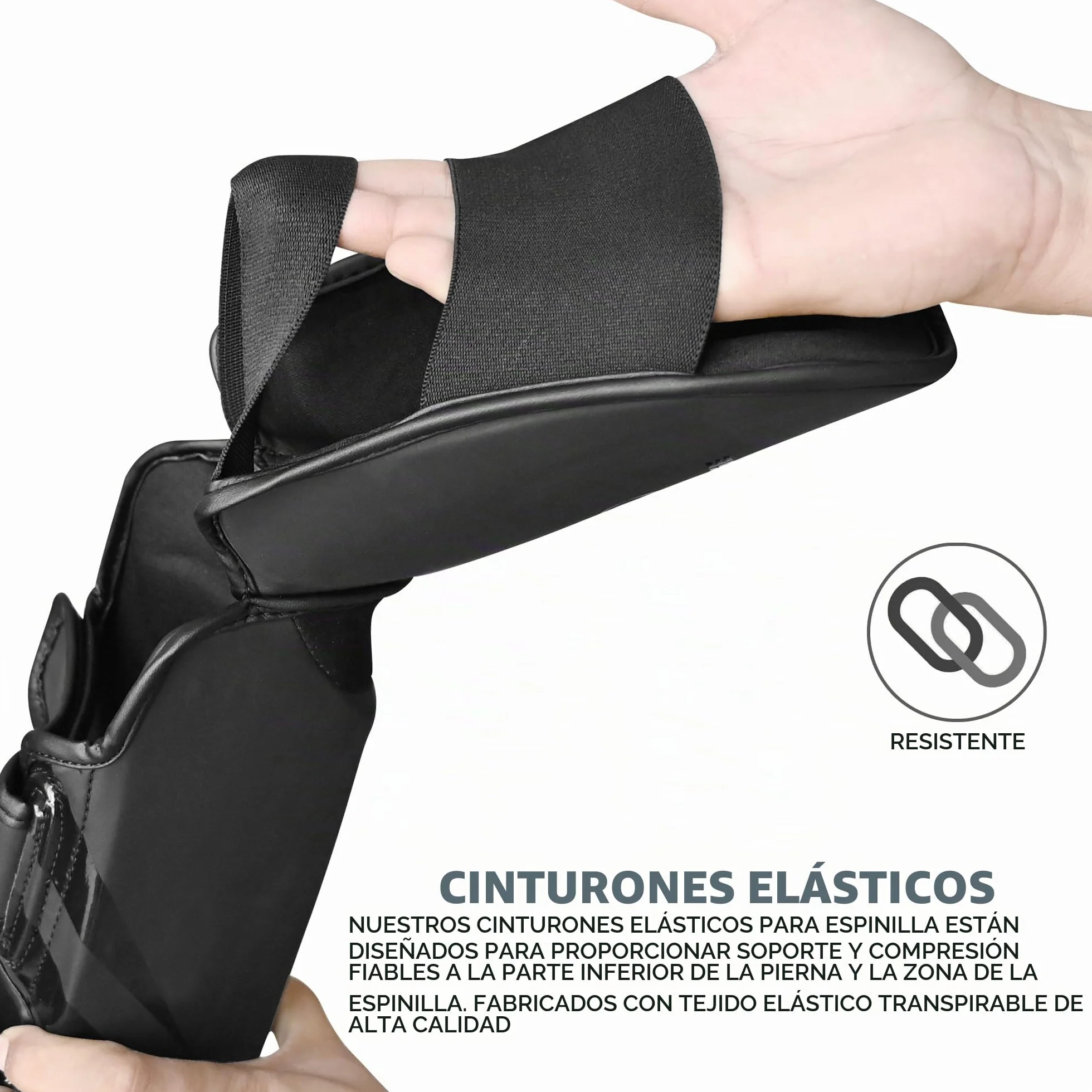 Bestia Rage Protector Tibias Muay Thai MMA Kickboxing Artes Marciales Ajustable Alto Impacto