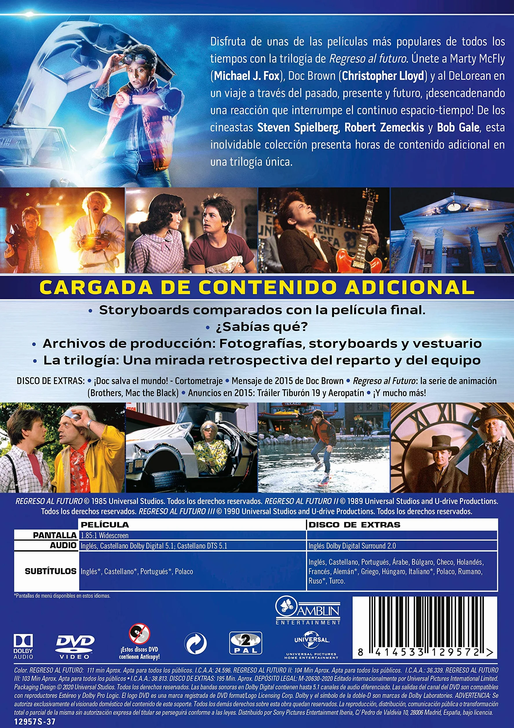 Regreso al Futuro 1-3 - Edicion 35 Aniversario (4 Discos)