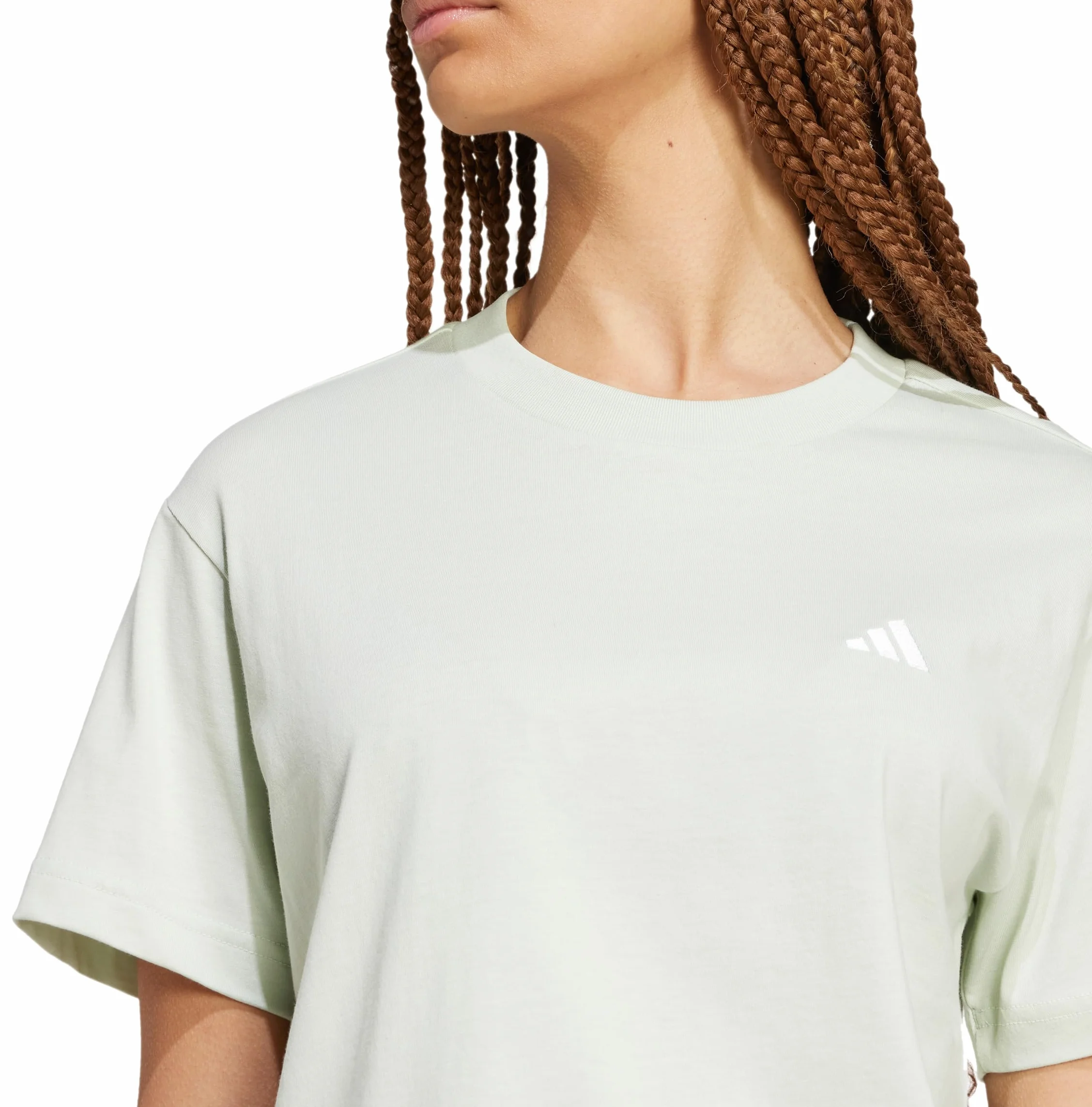 Adidas Essentials Small Logo T-Shirt Camiseta de Manga Corta Mujer