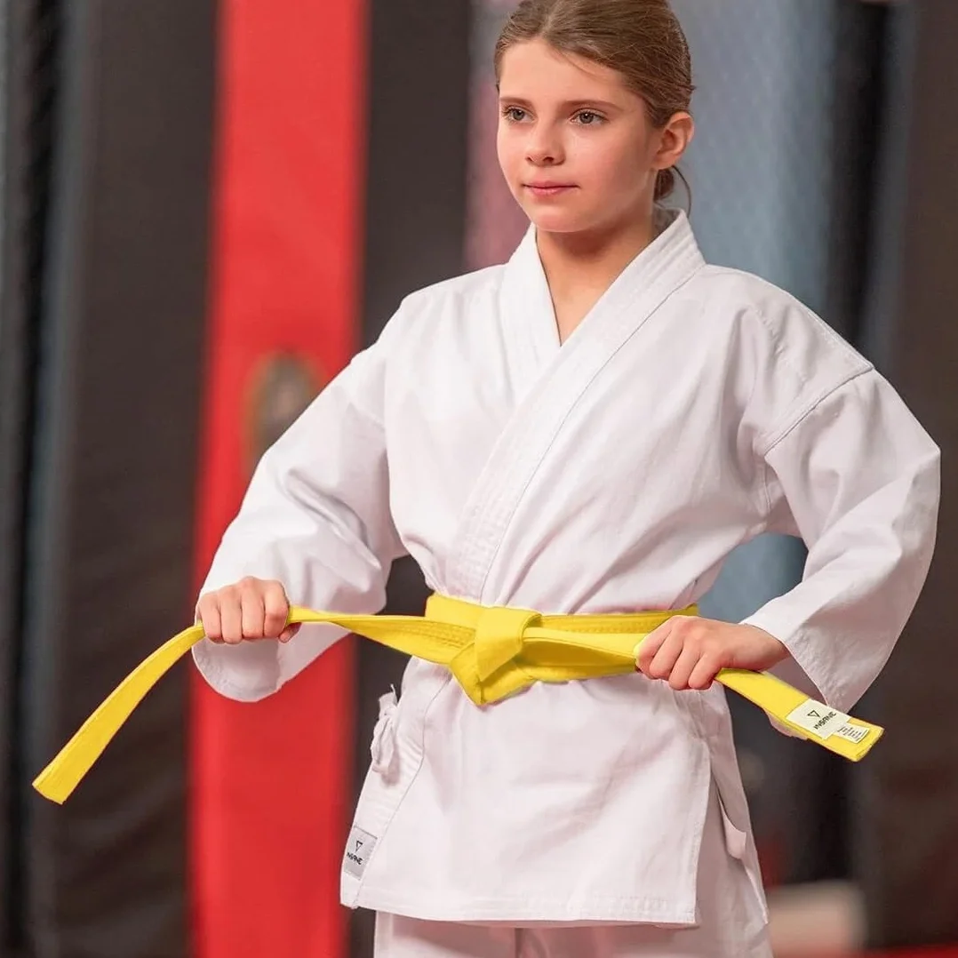 Cinturón Taekwondo Amarillo, Cinturón de Artes Marciales para Karate Judo