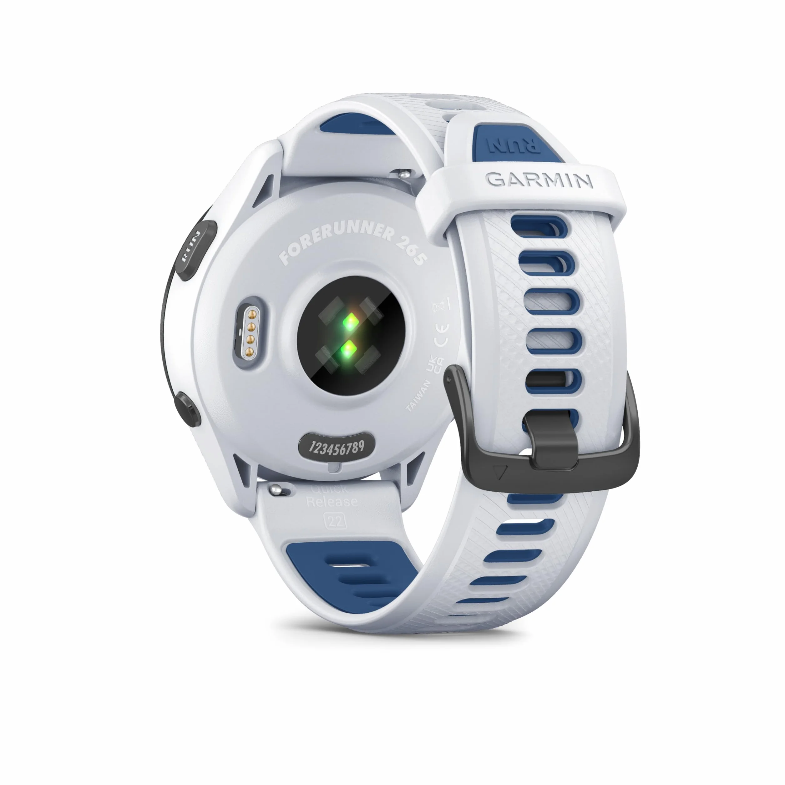 Garmin Forerunner 265 Reloj Inteligente para Correr con GPS, Pantalla Táctil AMOLED, Autonomía 13 Días, Blanco