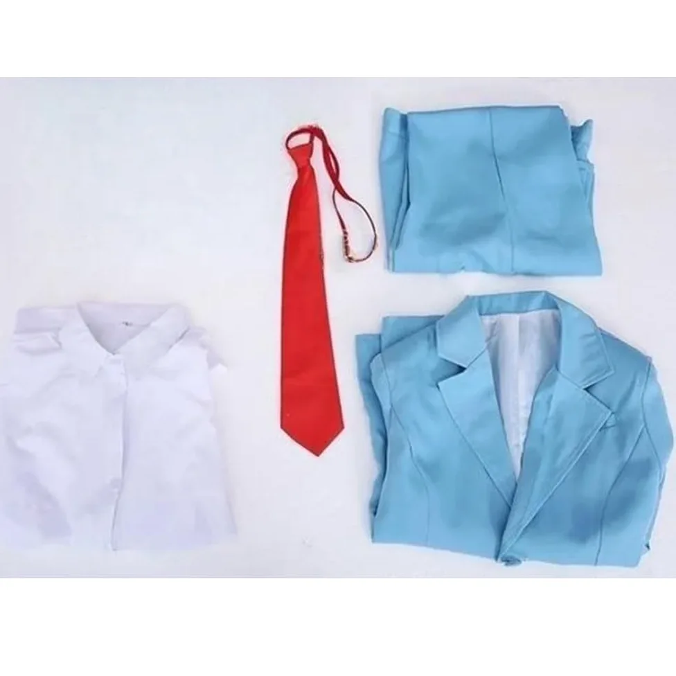 Zhongkaihua Sousuke Shima Disfraz de anime para cosplay, uniforme escolar, Mitsumi Iwakura, disfraz de chaqueta de corbata, disfraz de Halloween