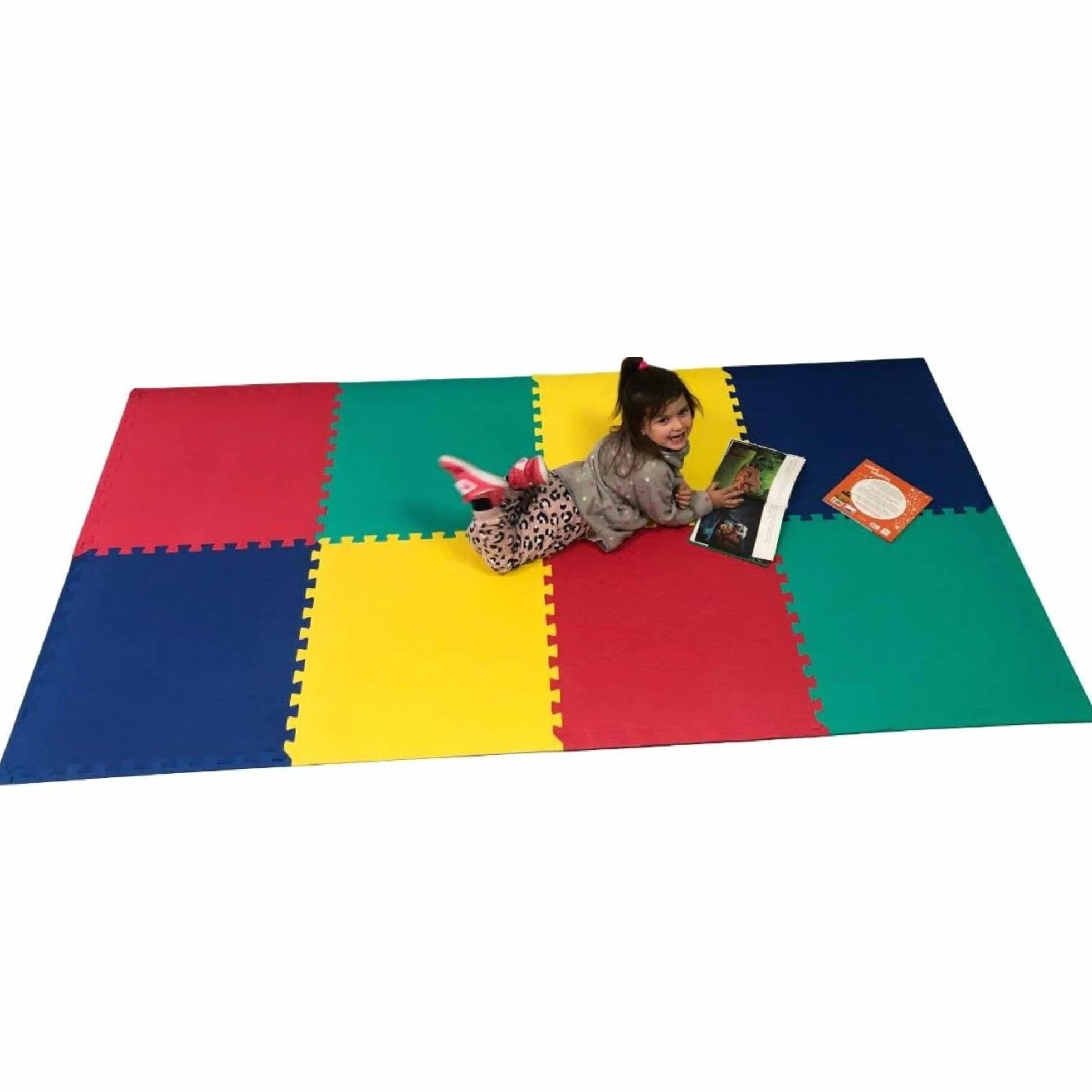 8 x Suelos para Niños Y Infantiles EVA Puzzle Colchonetas 60cm x 60cm x12mm con Reverso Antideslizante