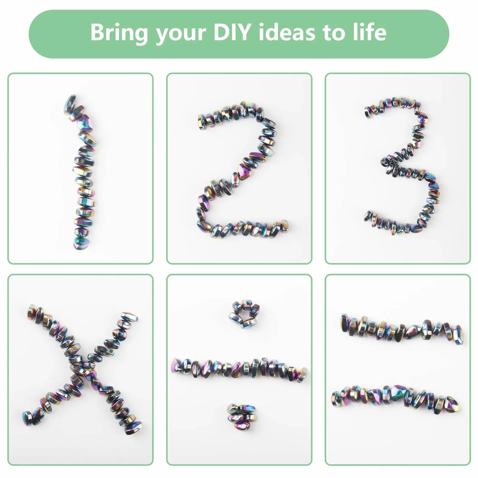 600+ Imanes Piedras de Colores Descompresión Magnetic Balls Imanes 4 Grandes Bolas Magnéticas Coloridas con Caja de Hierro Piedras Magnéticas para Ansiedad Pasatiempo Novedades Regalos
