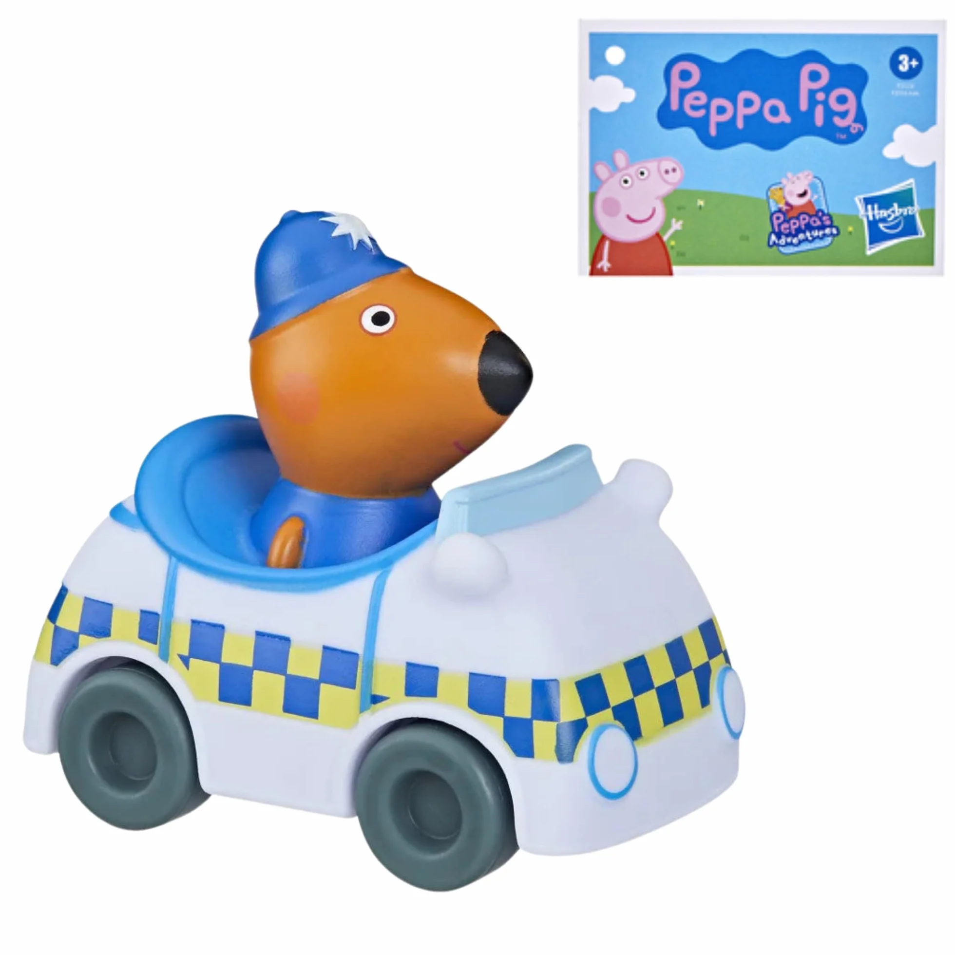 Toptoys2u Bargain Bundles Peppa Pig - Juego de vehículos de juego de personajes Little Buggies - Ambulancia Suzy Sheep, coche de policía Freddy Fox y camión de bomberos Mummy Pig - Juego de 3