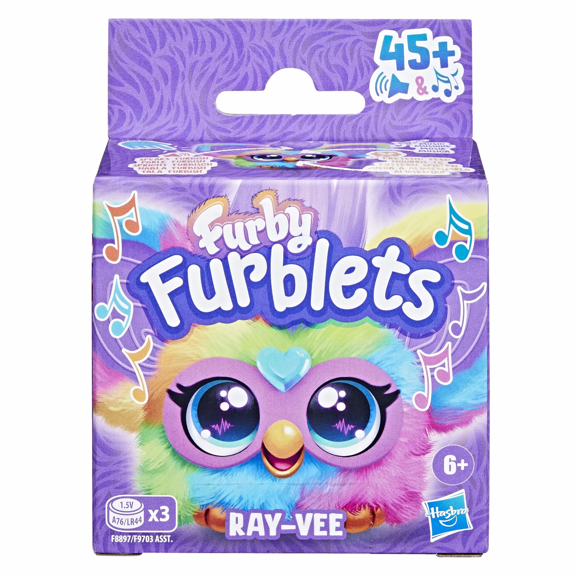 Furby Furblets Ray-Vee Minipeluche electrónico de juguete
