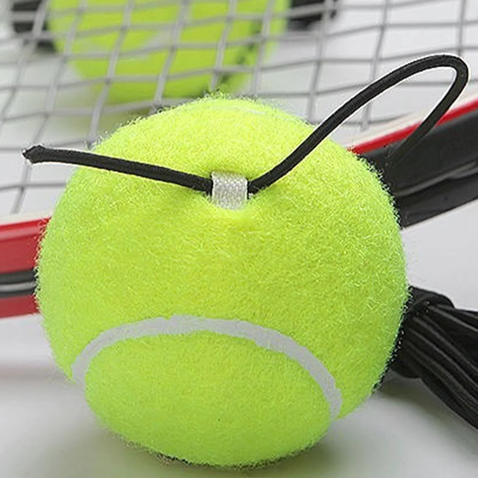 Entrenamiento de Tenis con Pelota Rebotadora - Dispositivo de Rebote para Entrenamiento Individual, Herramienta de Iniciación para Principiantes