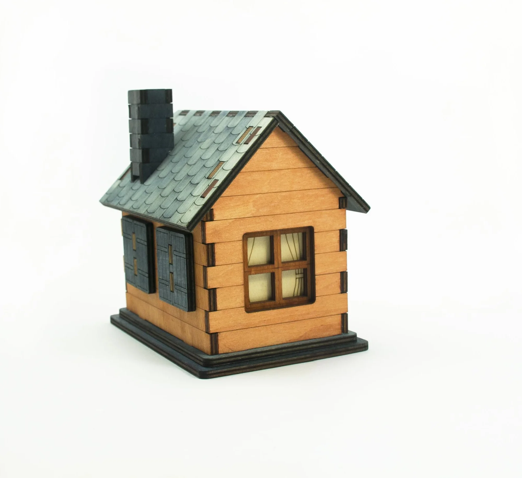 The House, Juego de Rompecabezas en Madera, Caja Secreta con Código QR, 1-6 Jugadores, A Partir de 6 Años