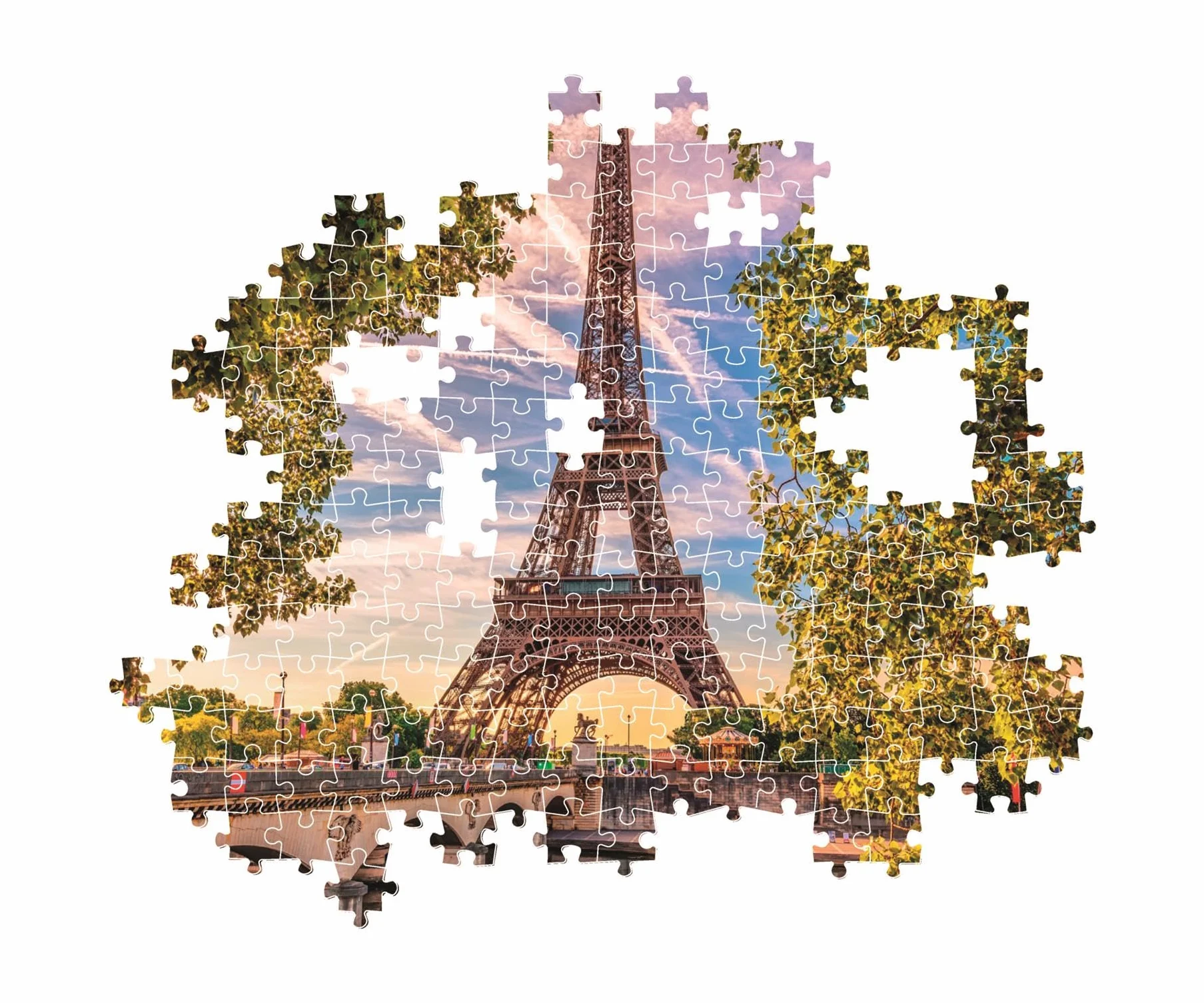 Clementoni - Puzzle Adulto 500 Piezas Collection Along The Seine Compact Box, 35598