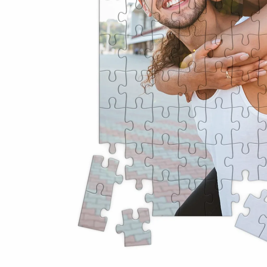 Puzzle Personalizado 100 Piezas con Foto y Texto, Regalo Original