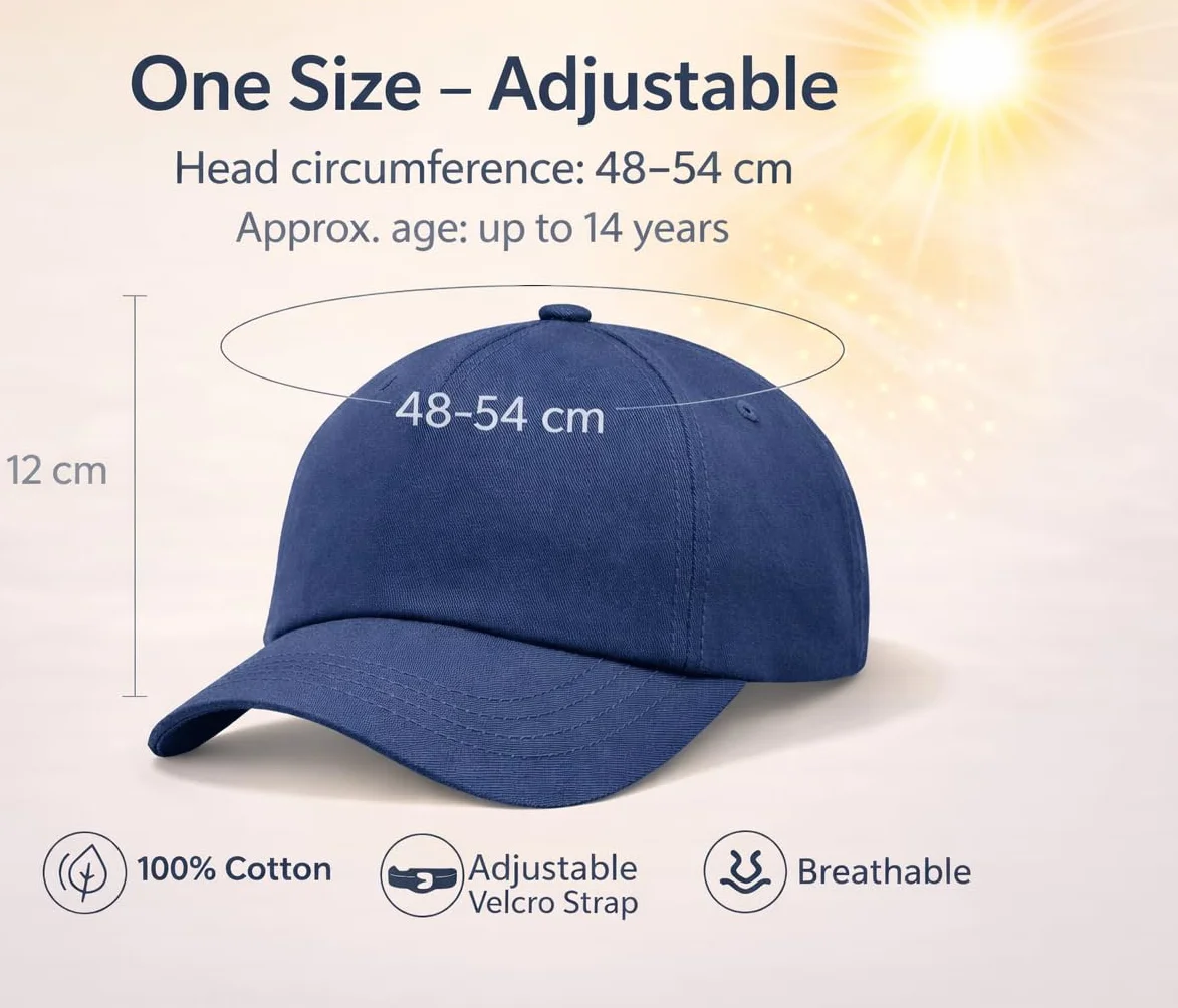 Gorra de béisbol niños y niñas