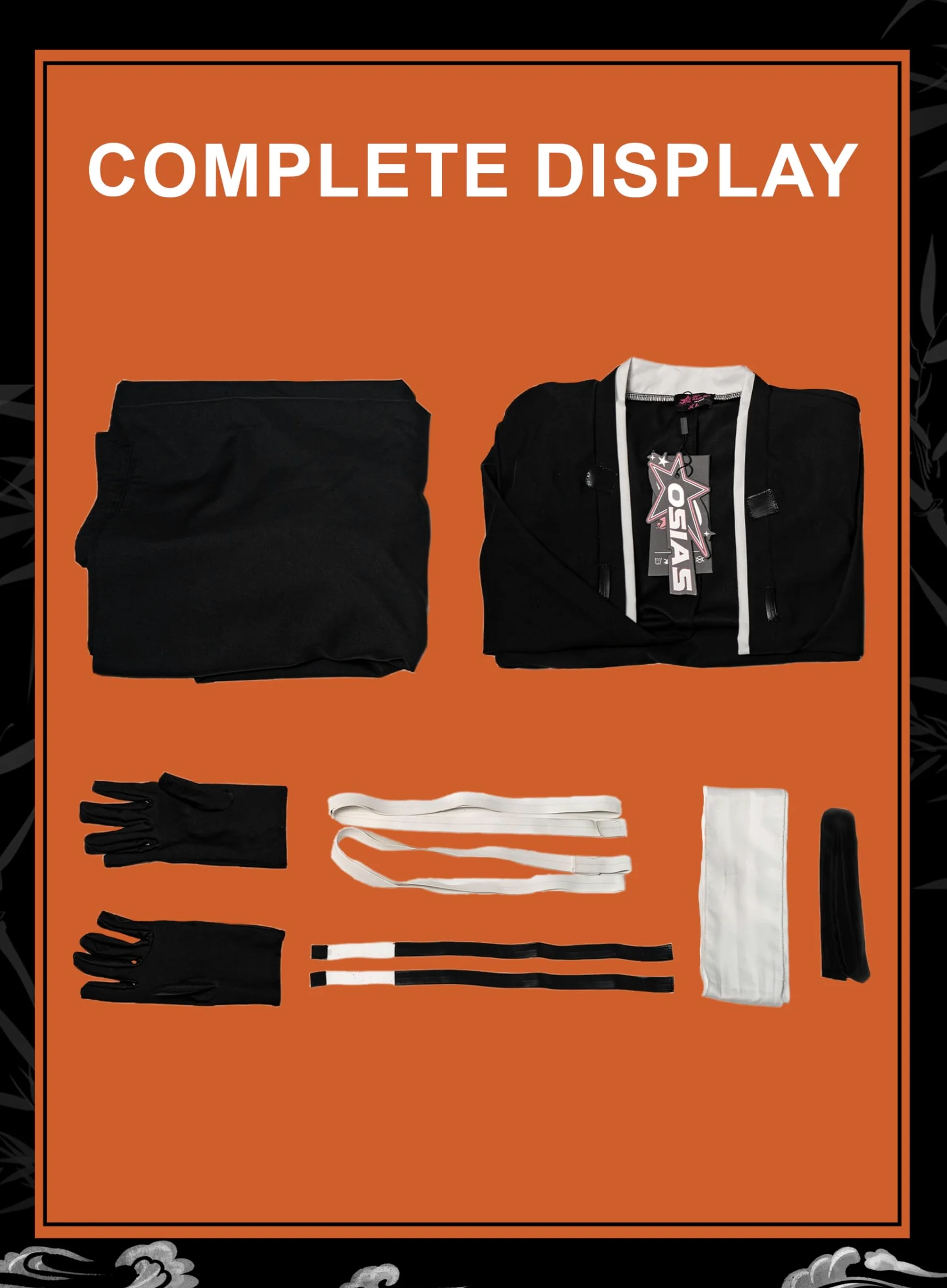OSIAS Hombres Anime Upgraded Kurosaki Ichigo Disfraz de Cosplay