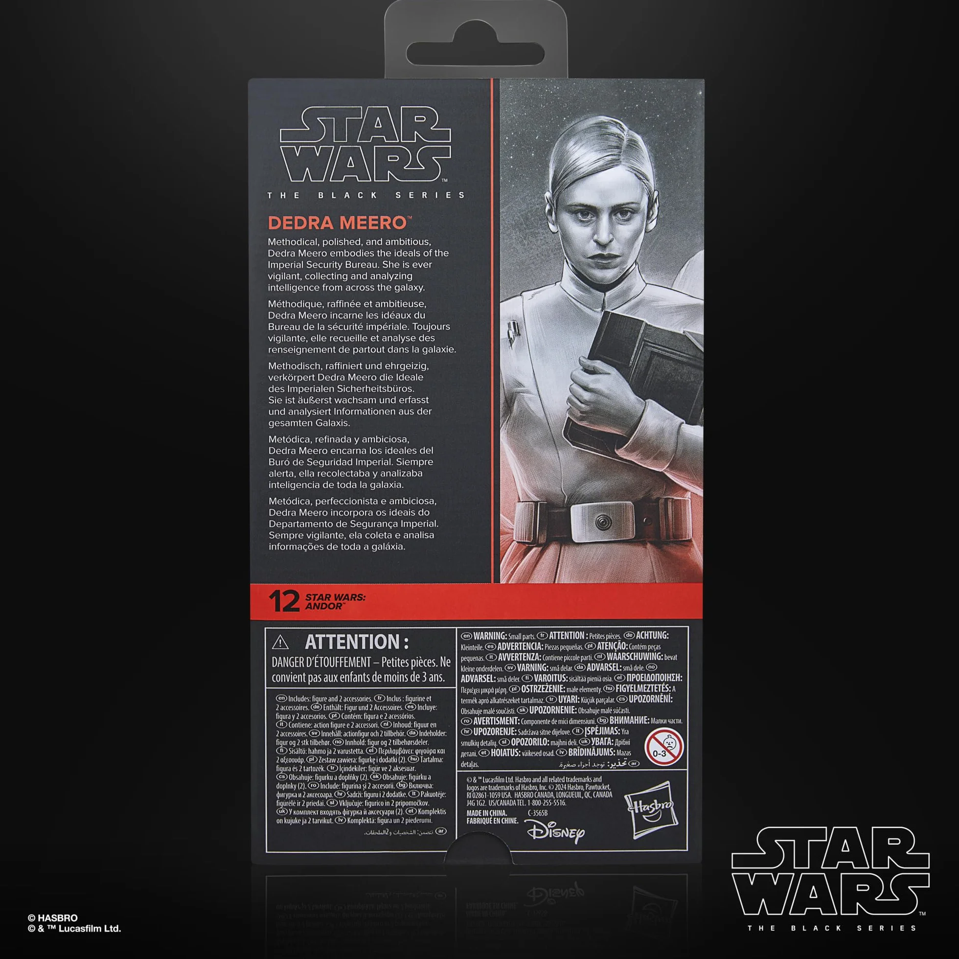 Star Wars The Black Series Dedra Meero Andor Figura Coleccionable 15 cm
