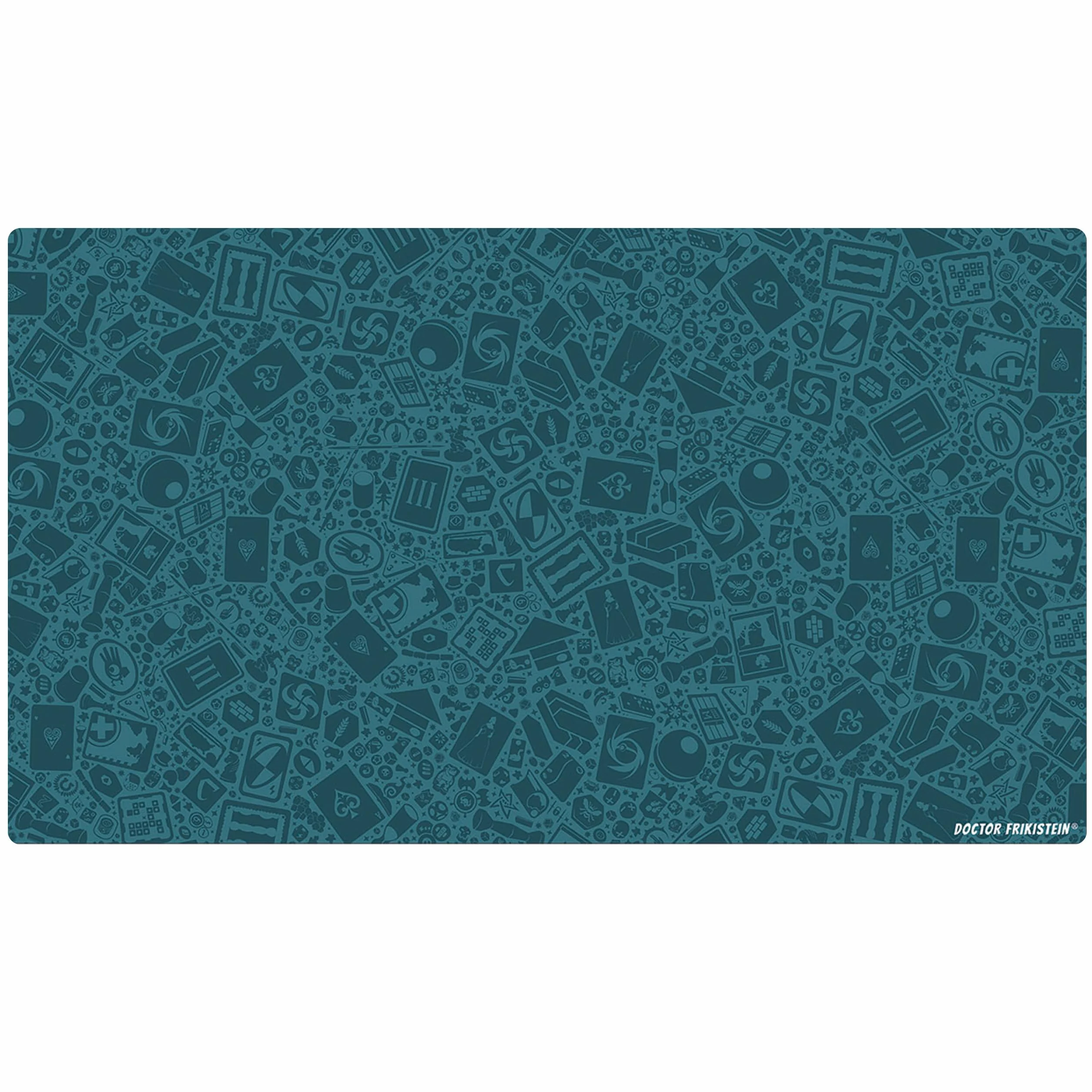 Neoprene Play Mat | Tapete especializado para Juegos de Mesa, Dados y Cartas | 140 x 80 cm | Impermeable, Antideslizante y Enrollable (Gaming (Blue))