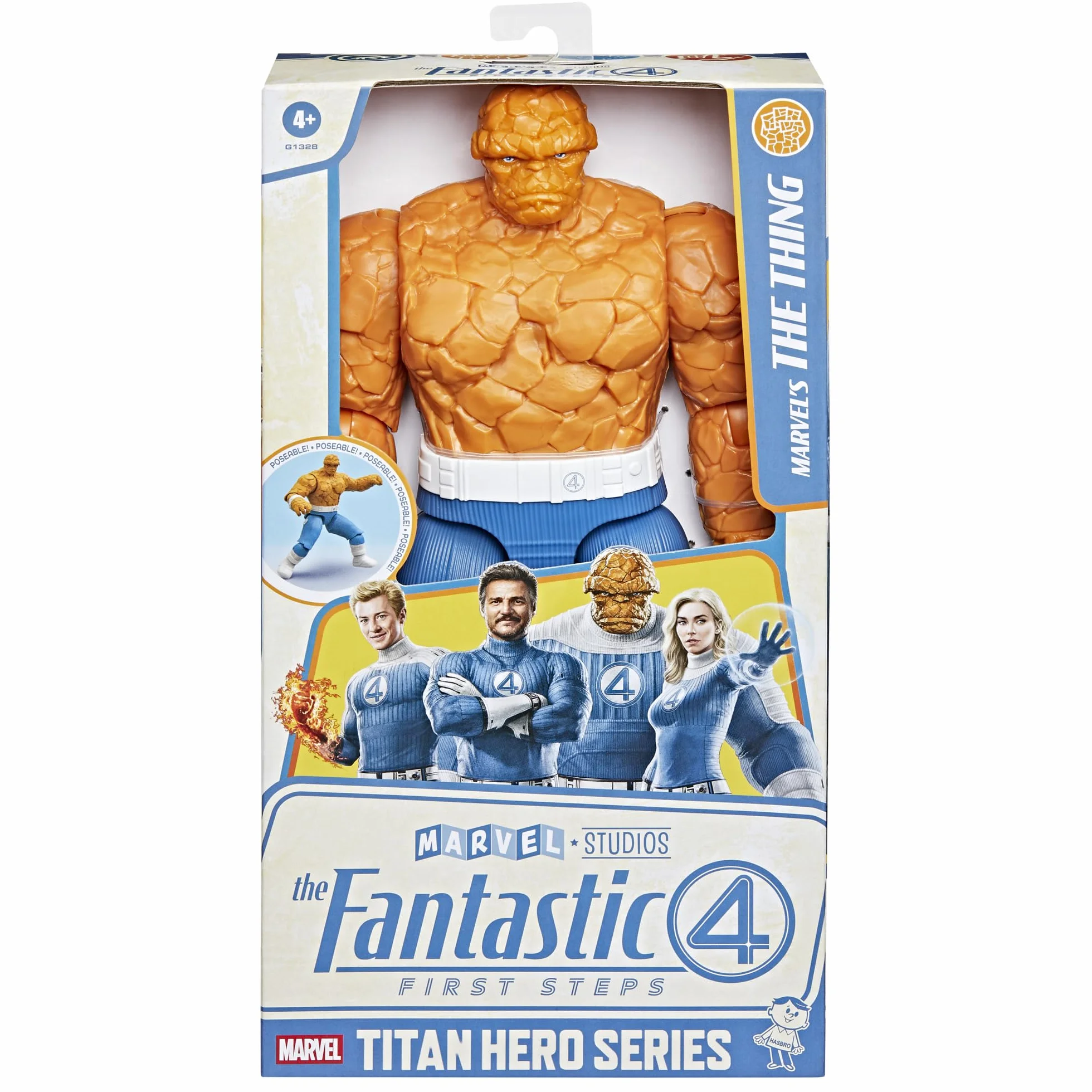 Marvel Studios Titan Hero Series, Los 4 Fantásticos: Primeros Pasos, Figura de acción de Marvel’s The Thing