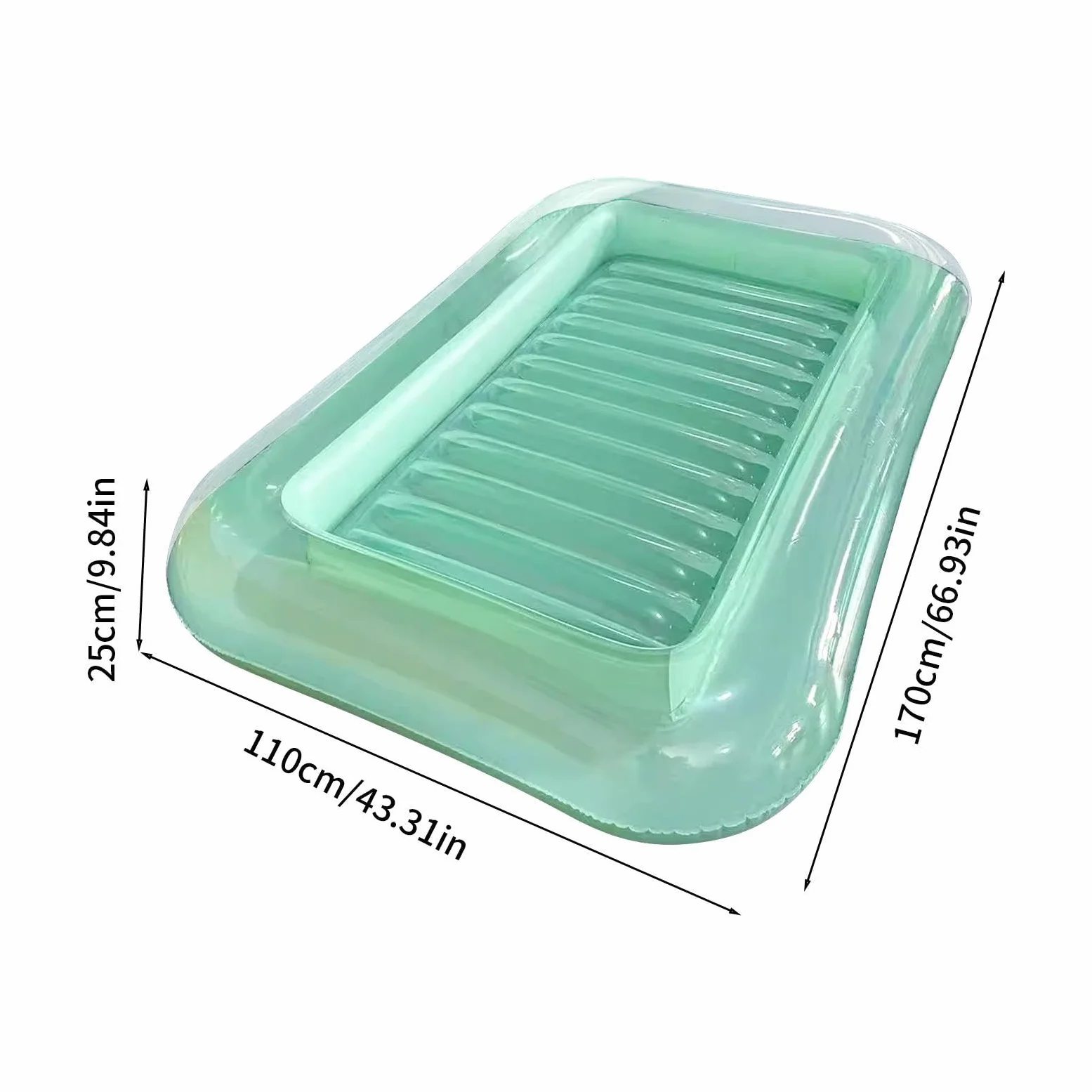 Colchonetas Piscina Hinchables, Flotantes Para Adultos Balsa Flotante | Tumbona Engrosada De La Piscina Para Playa Lago Río Vacaciones Jardín Patio Camping Y