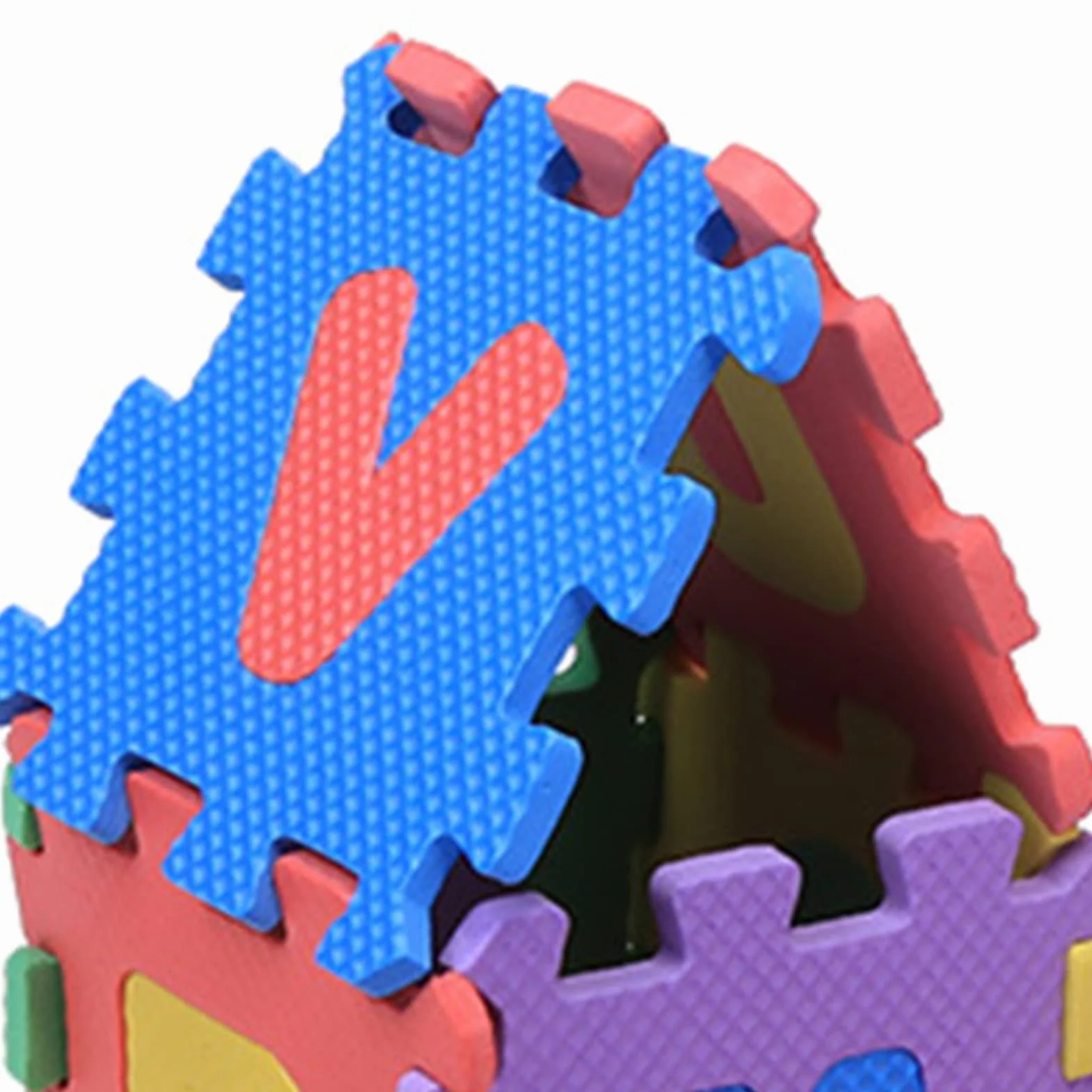 Alfombra de Juego de Espuma EVA Suave para Bebés y Niños, Alfombra de Aprendizaje de Números y Letras, Duradera y Segura, para Niños, Color Aleatorio