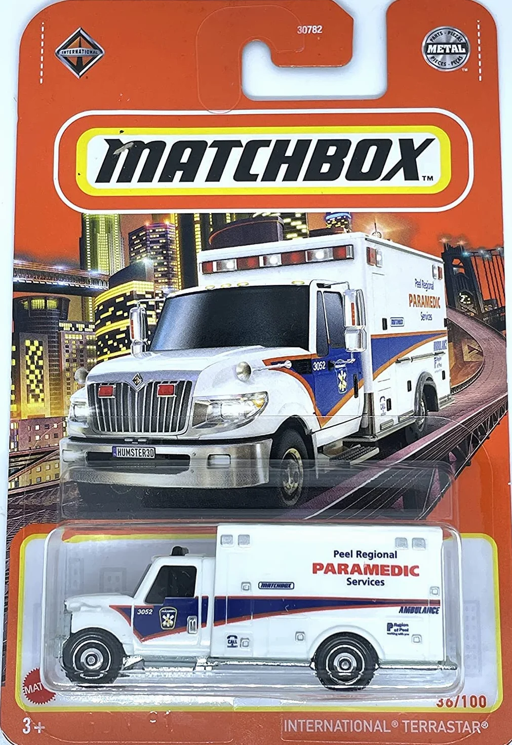 Matchbox 2022 - Terrastar internacional - Paramédico - Ambulancia 36/100