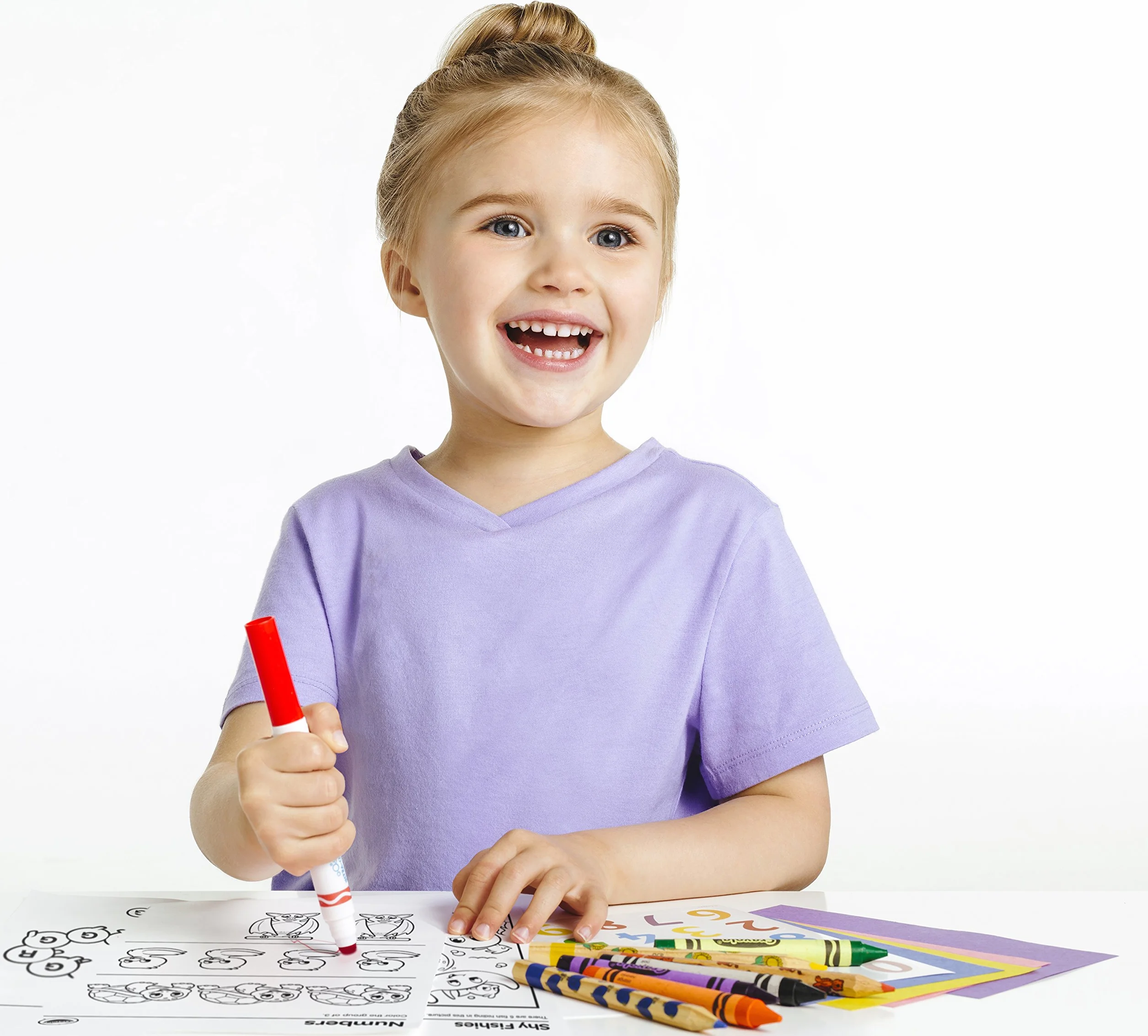 CRAYOLA Mini Kids - Set de 8 Rotuladores Lavables, Segura Punta Redondeada, Ideal para la Primera Infancia - Edad Recomendada: 12 Meses, 8324