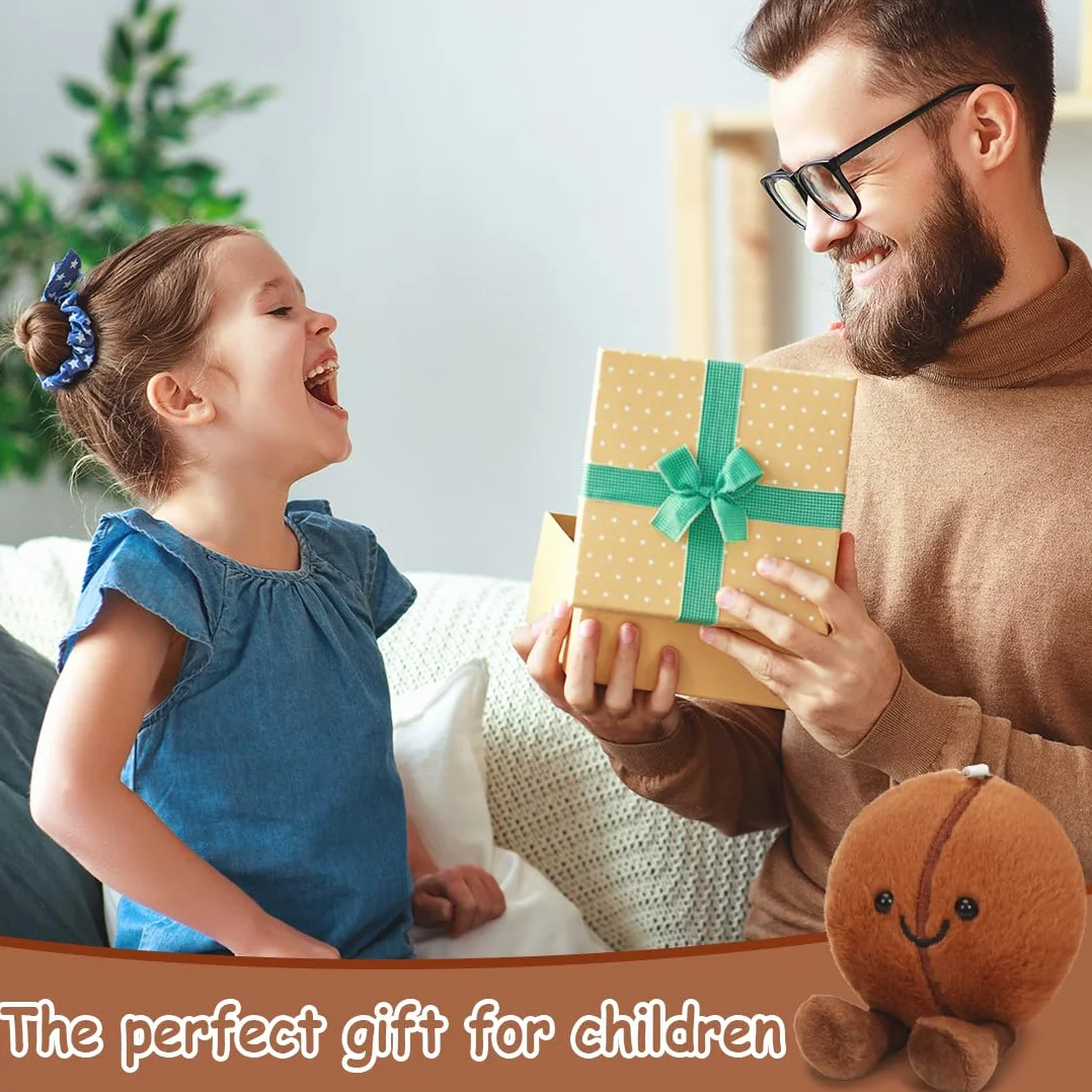 O-Kinee Palm Pals, Mini Peluches de Granos de café de 13 cm