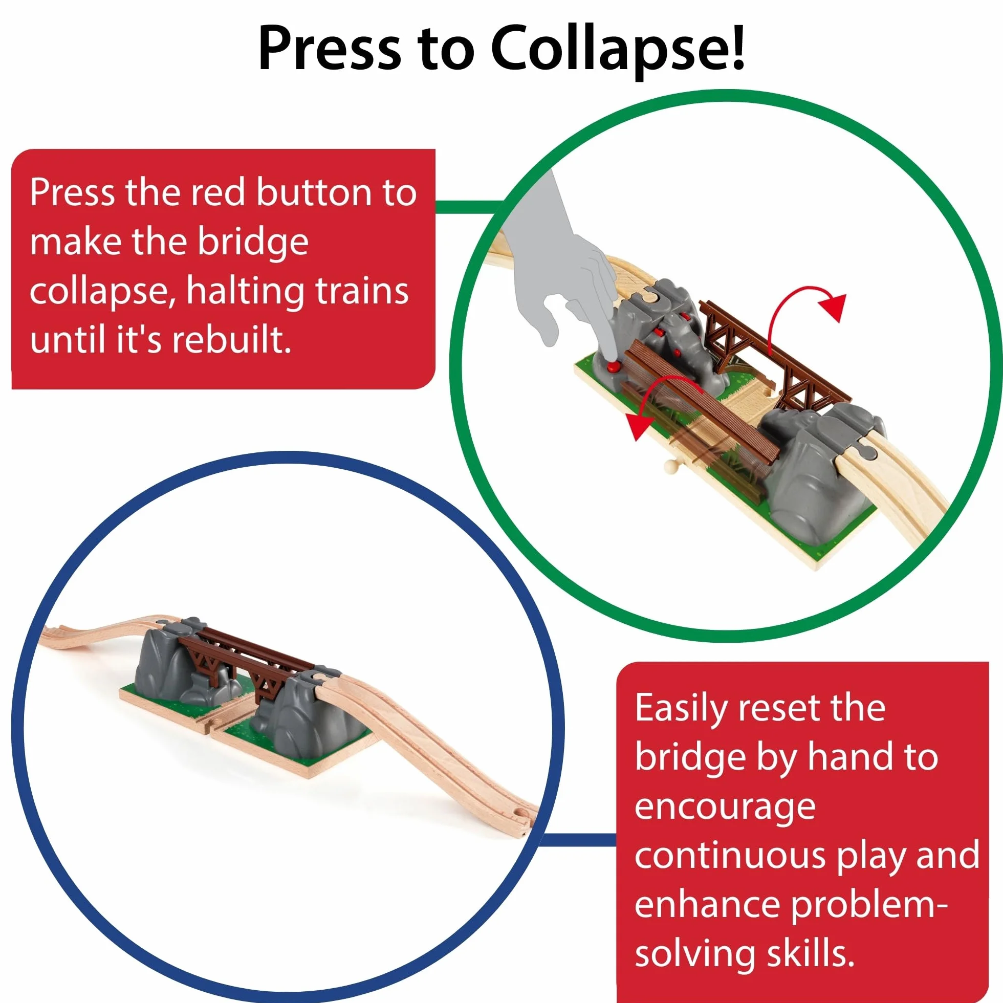 BRIO - Puente derrumbable (33391)