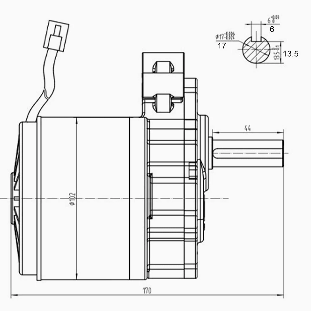 Cochecito eléctrico de 24 V 250 W motor de engranaje cepillado con caja de cambios 120 RPM 75 RPM eje largo para bicicleta de silla de ruedas eléctrica (120 RPM)
