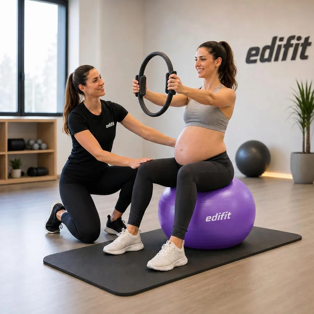 Pelota de Pilates Fitball 55 65 75 cm con Hinchador Ejercicio Casa Embarazadas