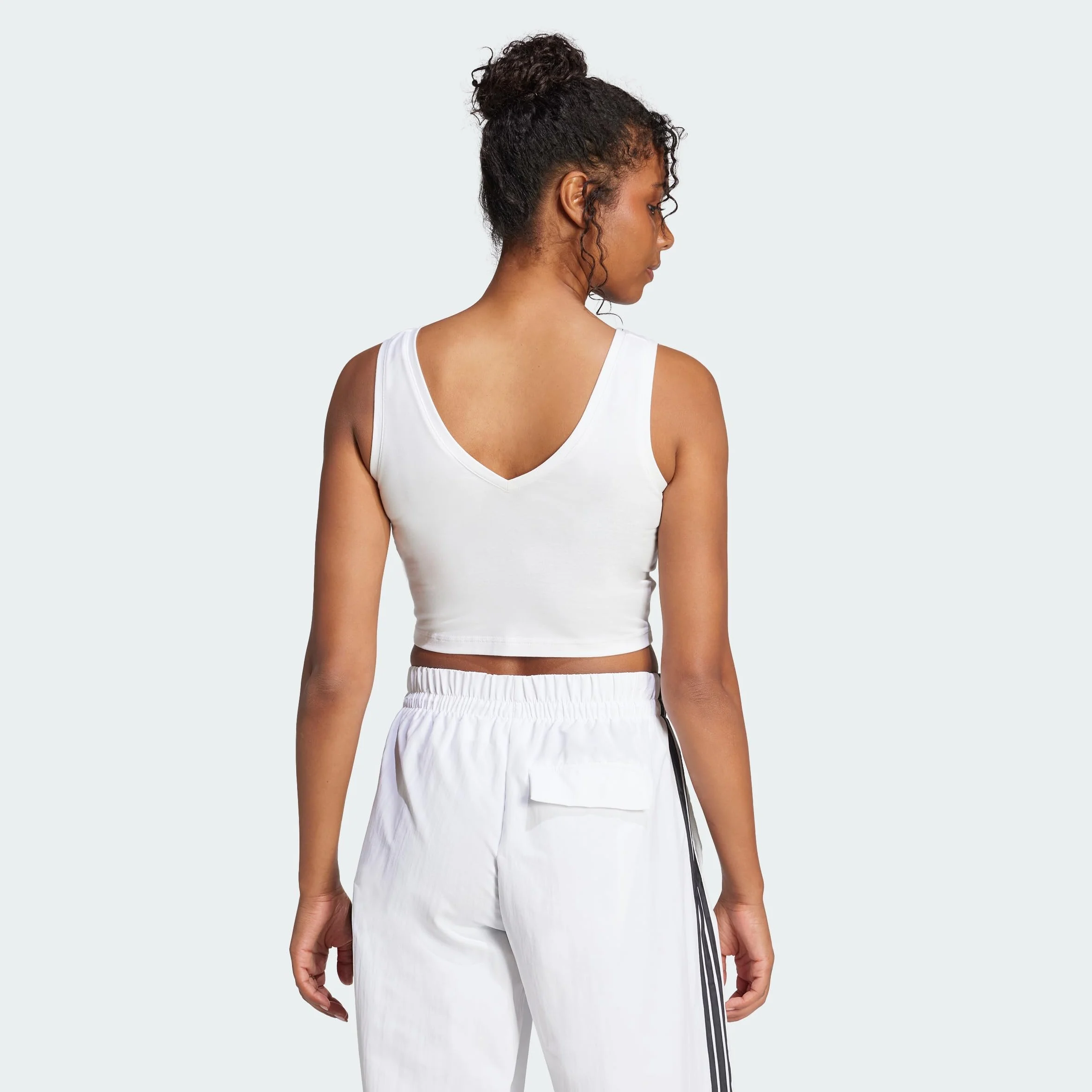 Adidas Women's Camiseta de Tirantes Essentials Small Logo Cotton Lifestyle