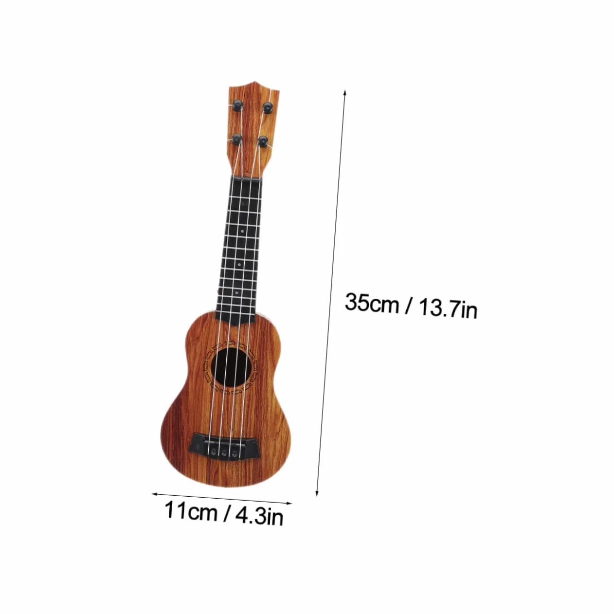 Ukelele De Juguete Infantil Diseño Realista Instrumento Musical para Niño para Mini Niño y